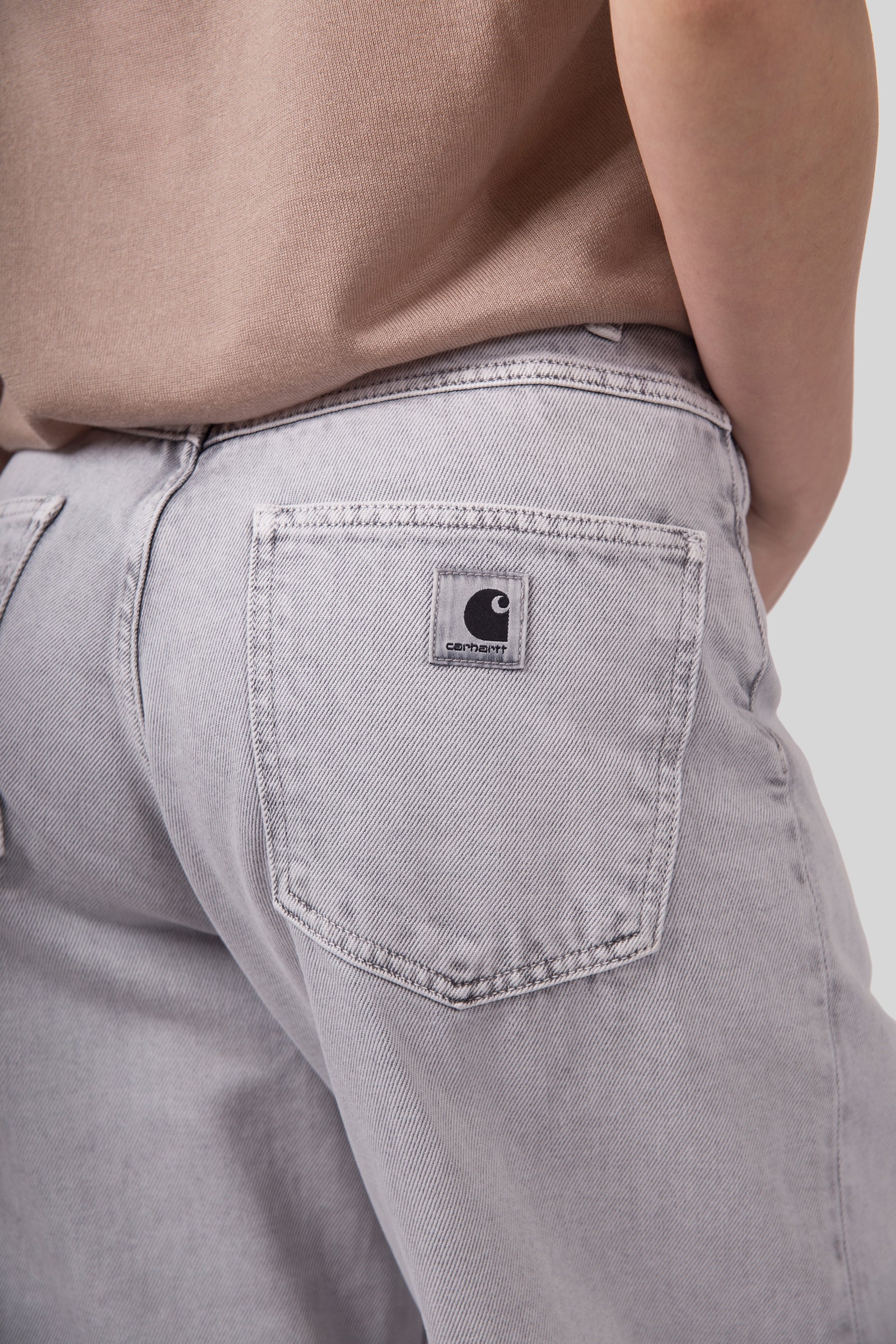 Carhartt Wip W' Brandon Pant Grigio Chiaro Donna - 2