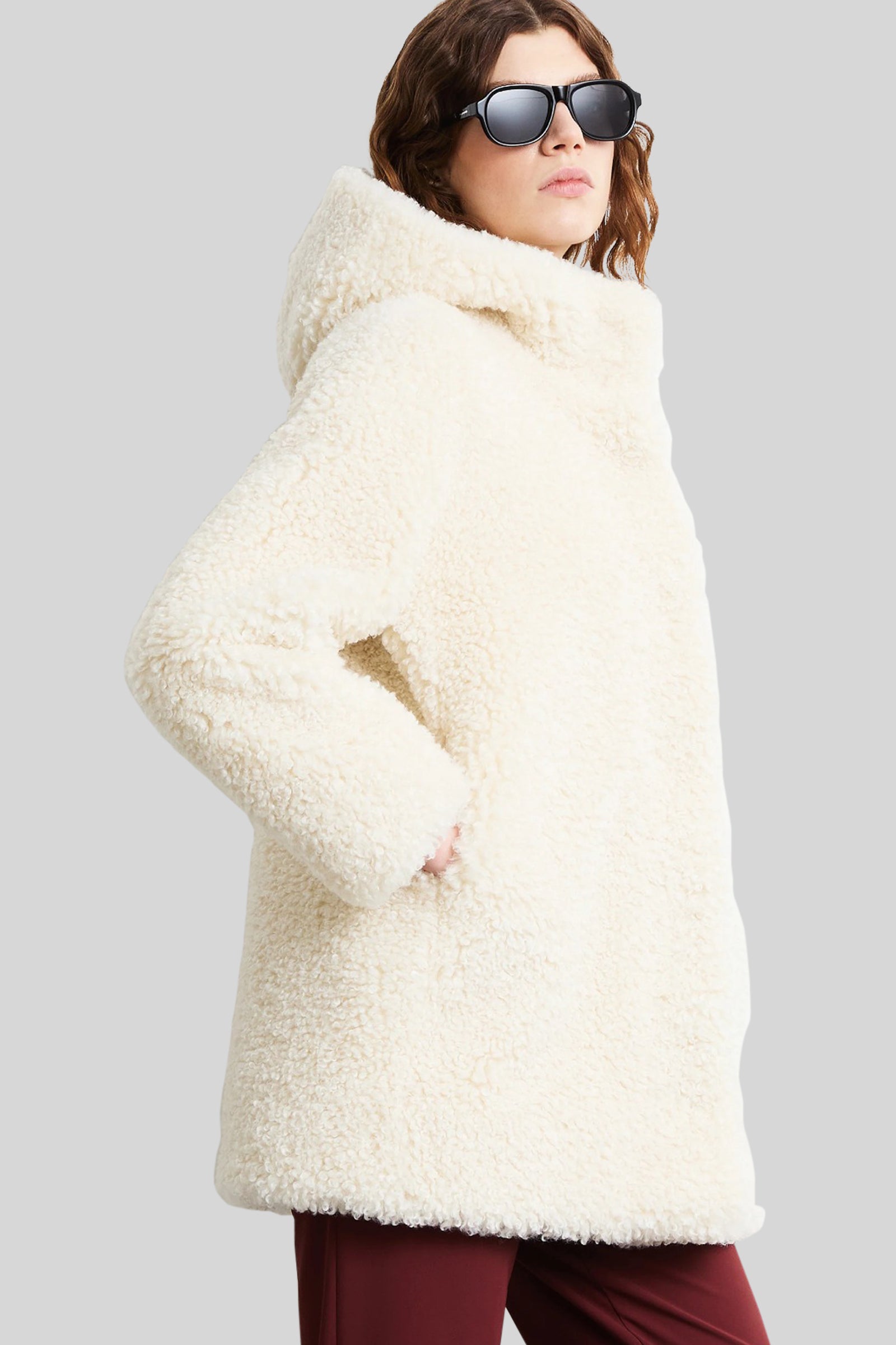 Rrd Lamb Hood Wom Jkt Sabbia Donna - 4