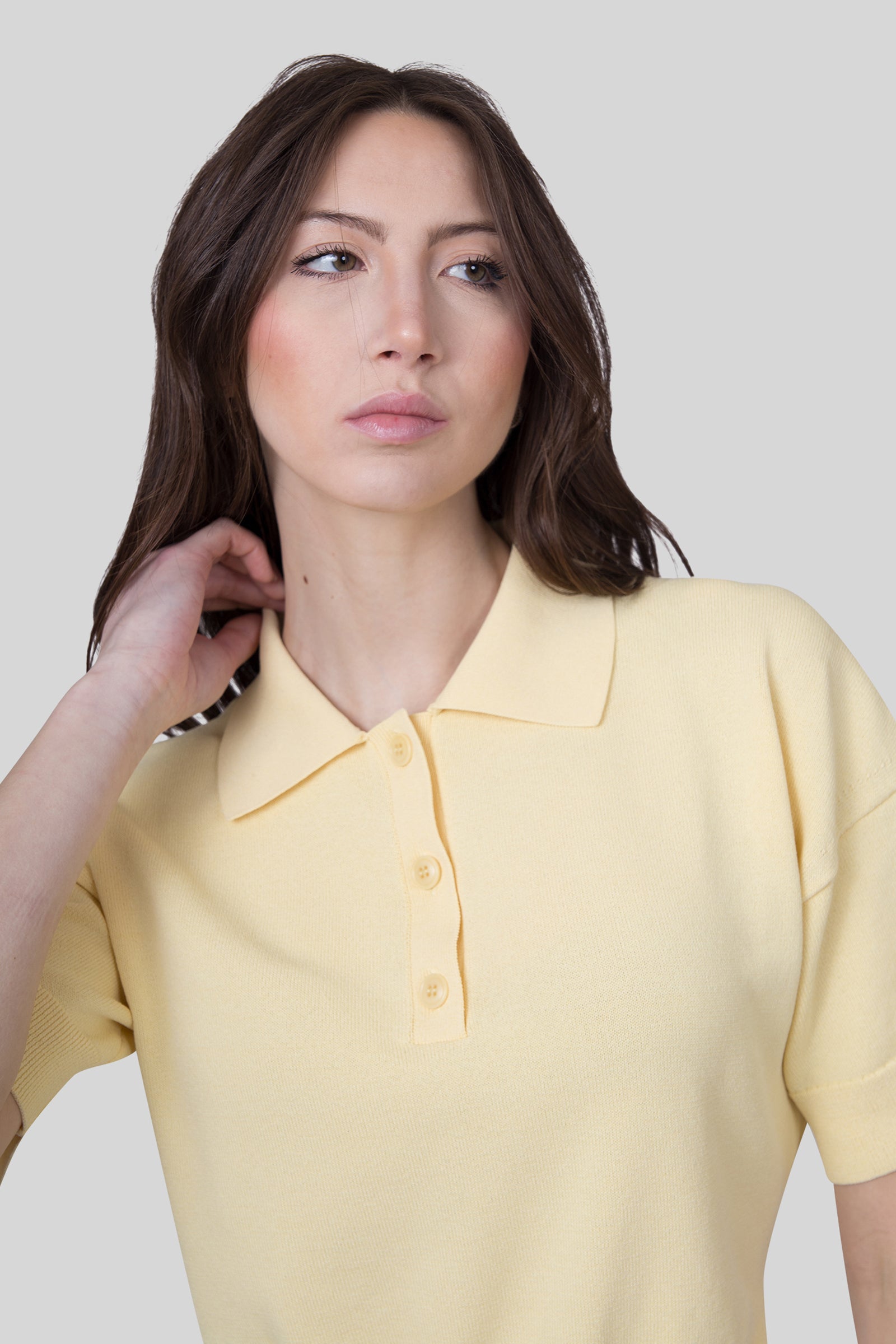 Erika Cavallini Polo Barbara Giallo Donna - 2