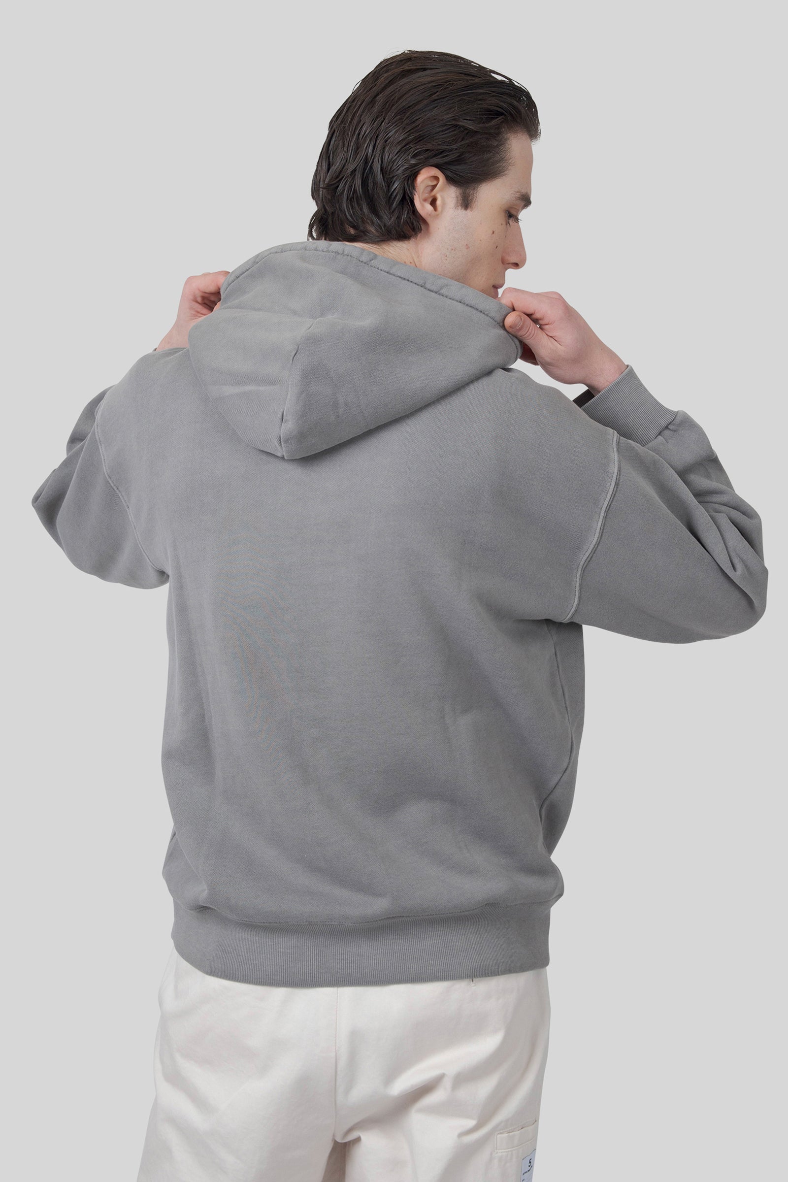 Carhartt Wip Felpa Nelson Hooded Grigio Uomo - 6