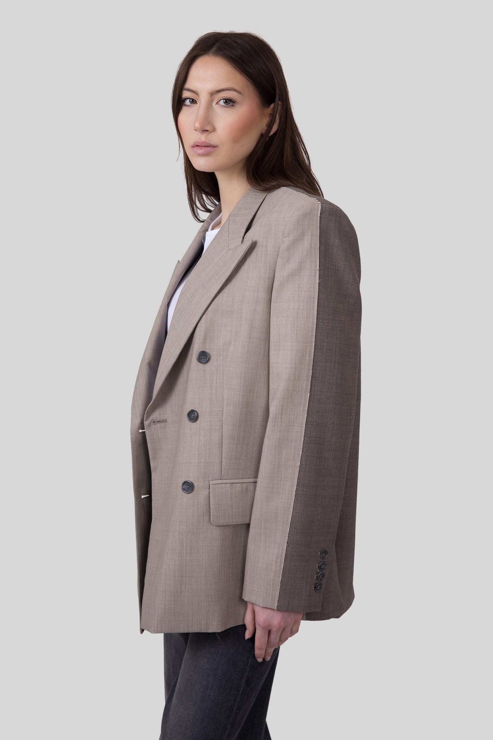 Erika Cavallini Giacca Ambra Tortora Donna - 3