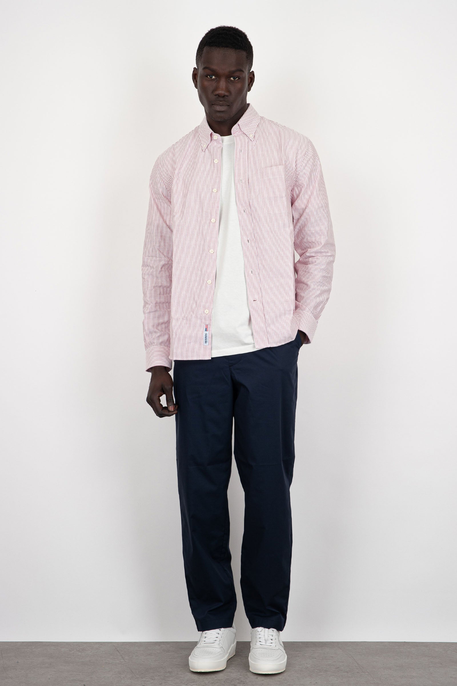 Sebago Camicia Doubling Rosa Uomo - 2