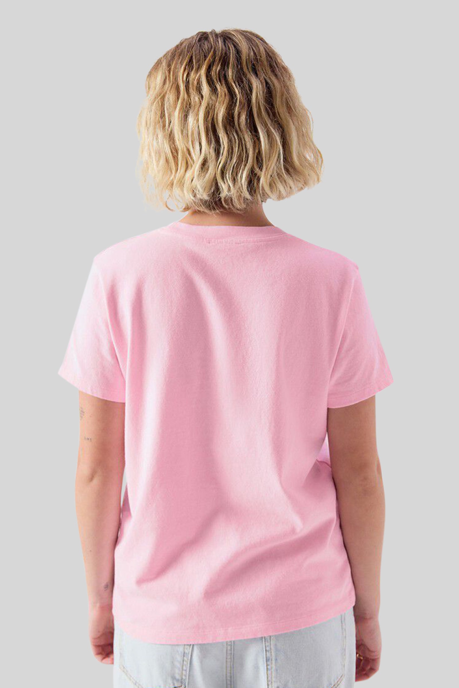 American Vintage T-shirt Ykobow Rosa Donna - 3