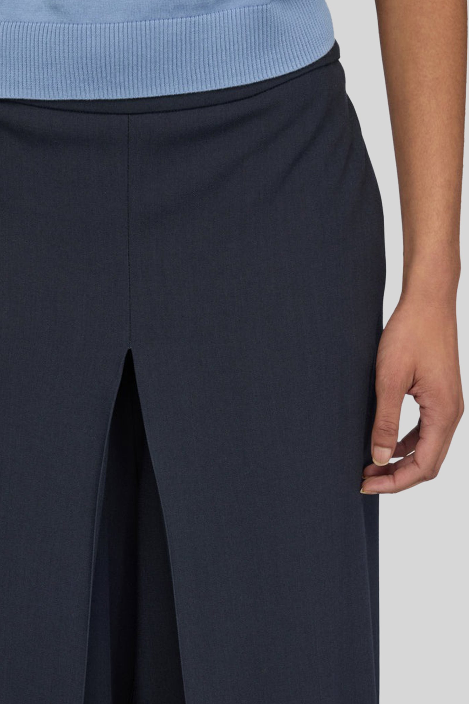 Semicouture Pantalone Gala Blu Donna - 2