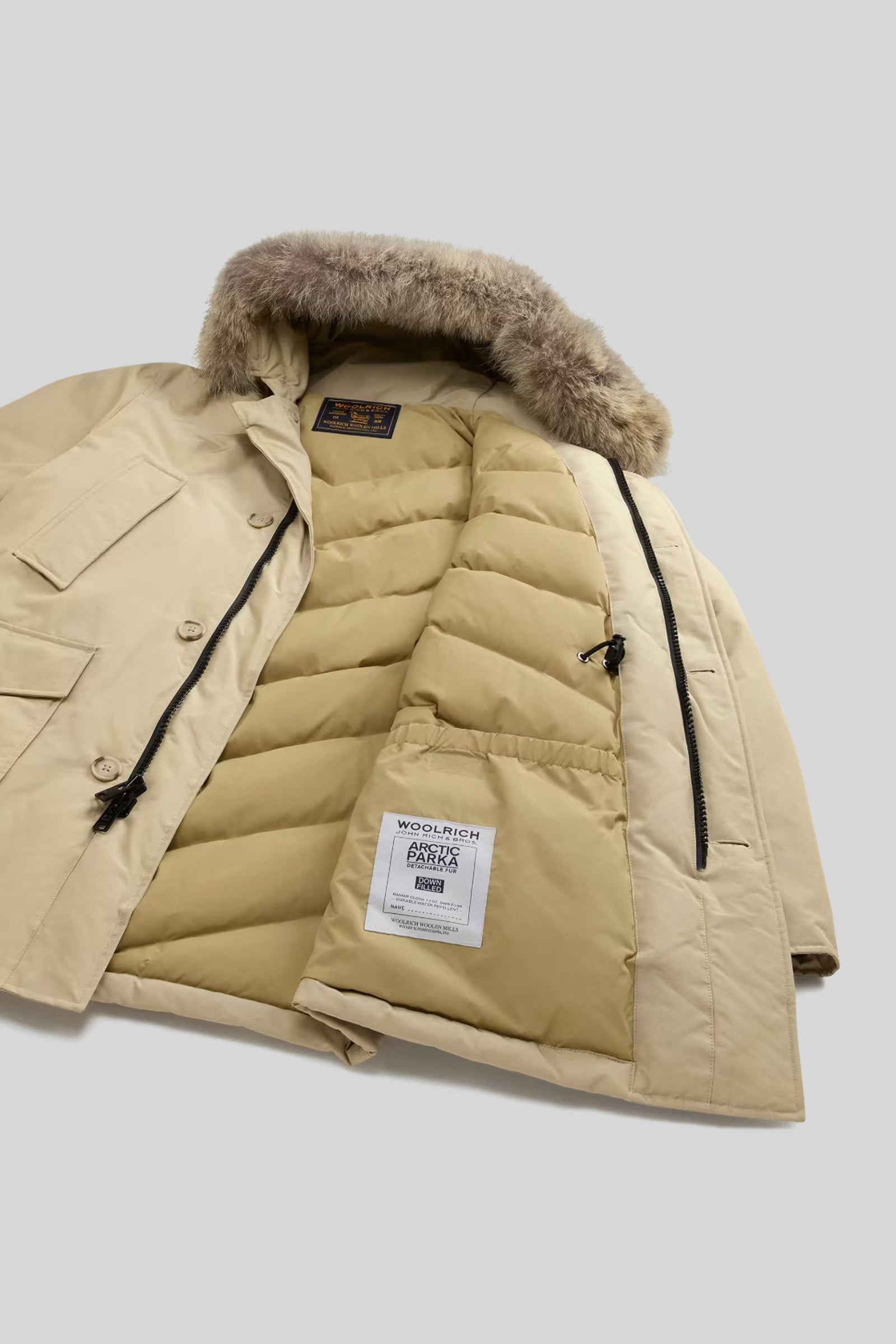 Arctic Parka In Ramar Cloth With Removable Fur - 8