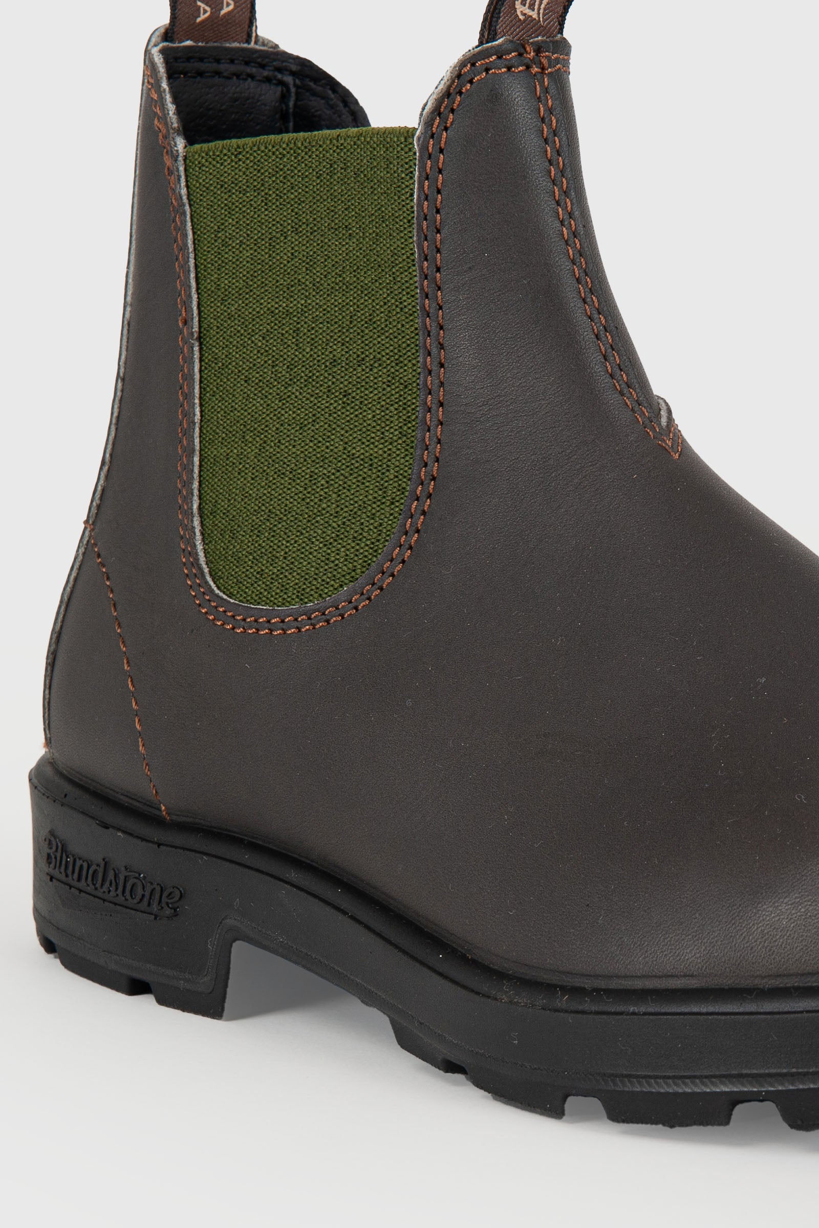 519 Stout Brown & Olive Beatle Boot - 5