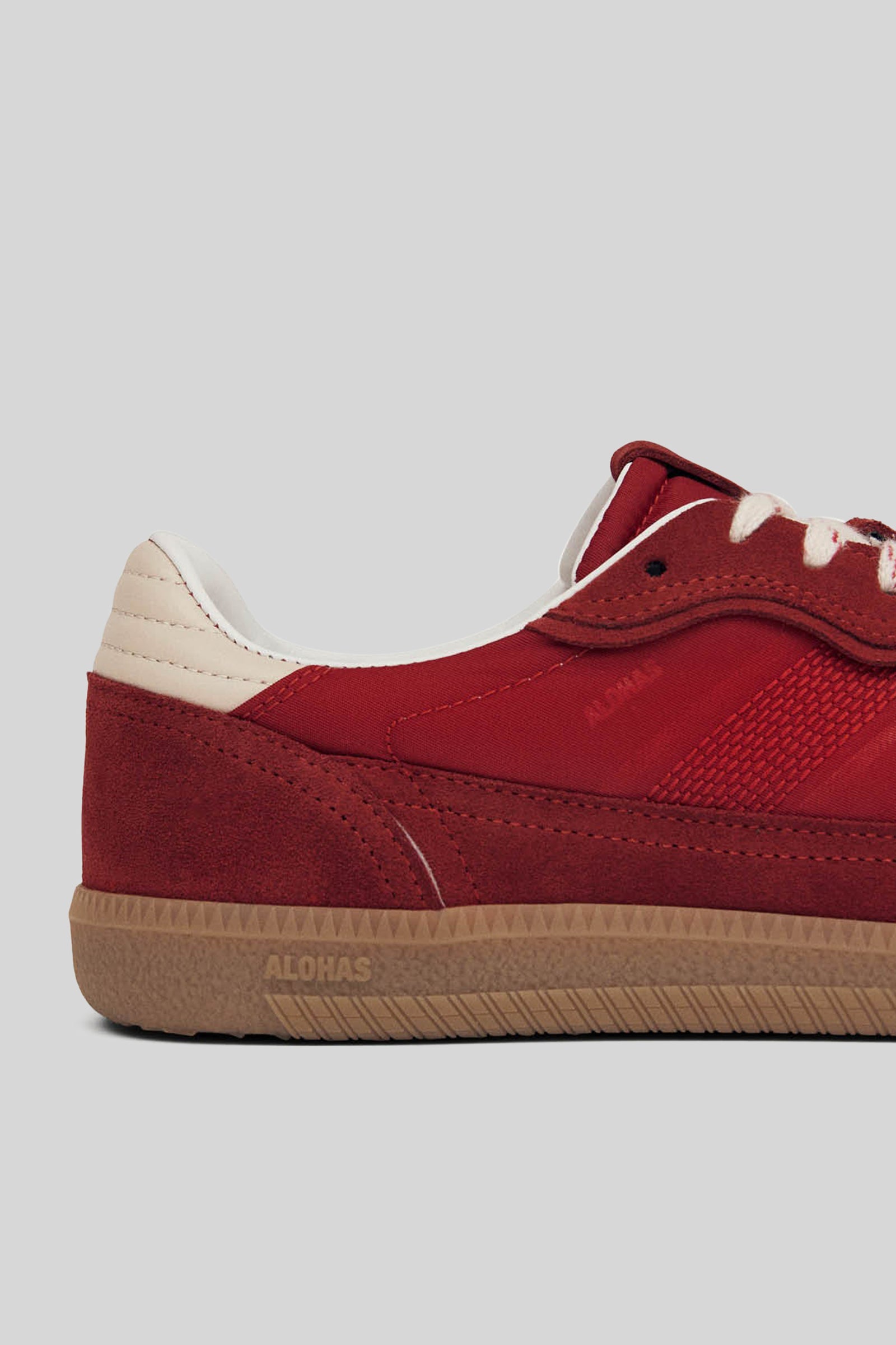 Alohas Sneaker Tb.490 Rife In Pelle Rosso Donna - 3