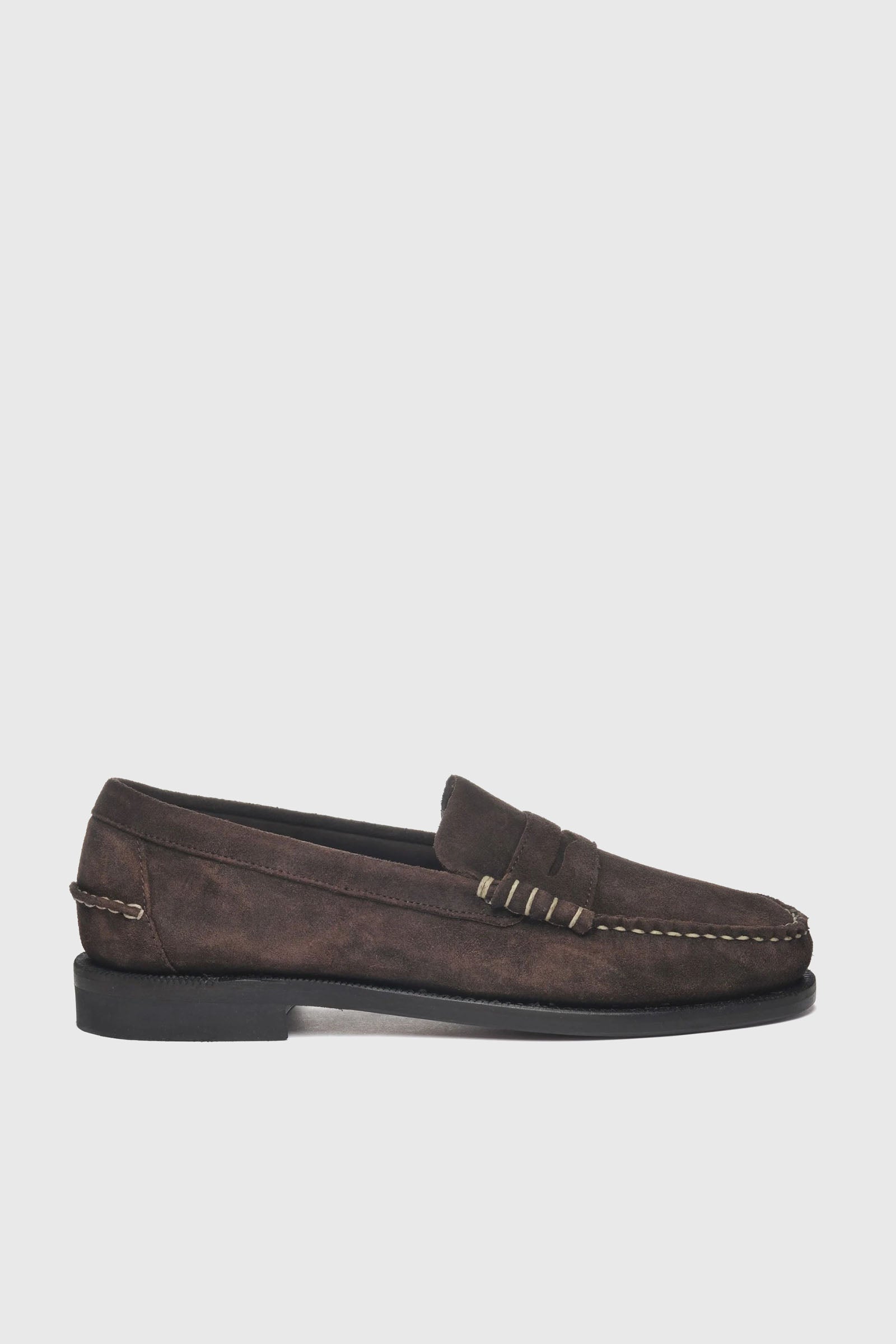 Sebago Classic Dan Flesh Out Dark Brown Leather Loafer