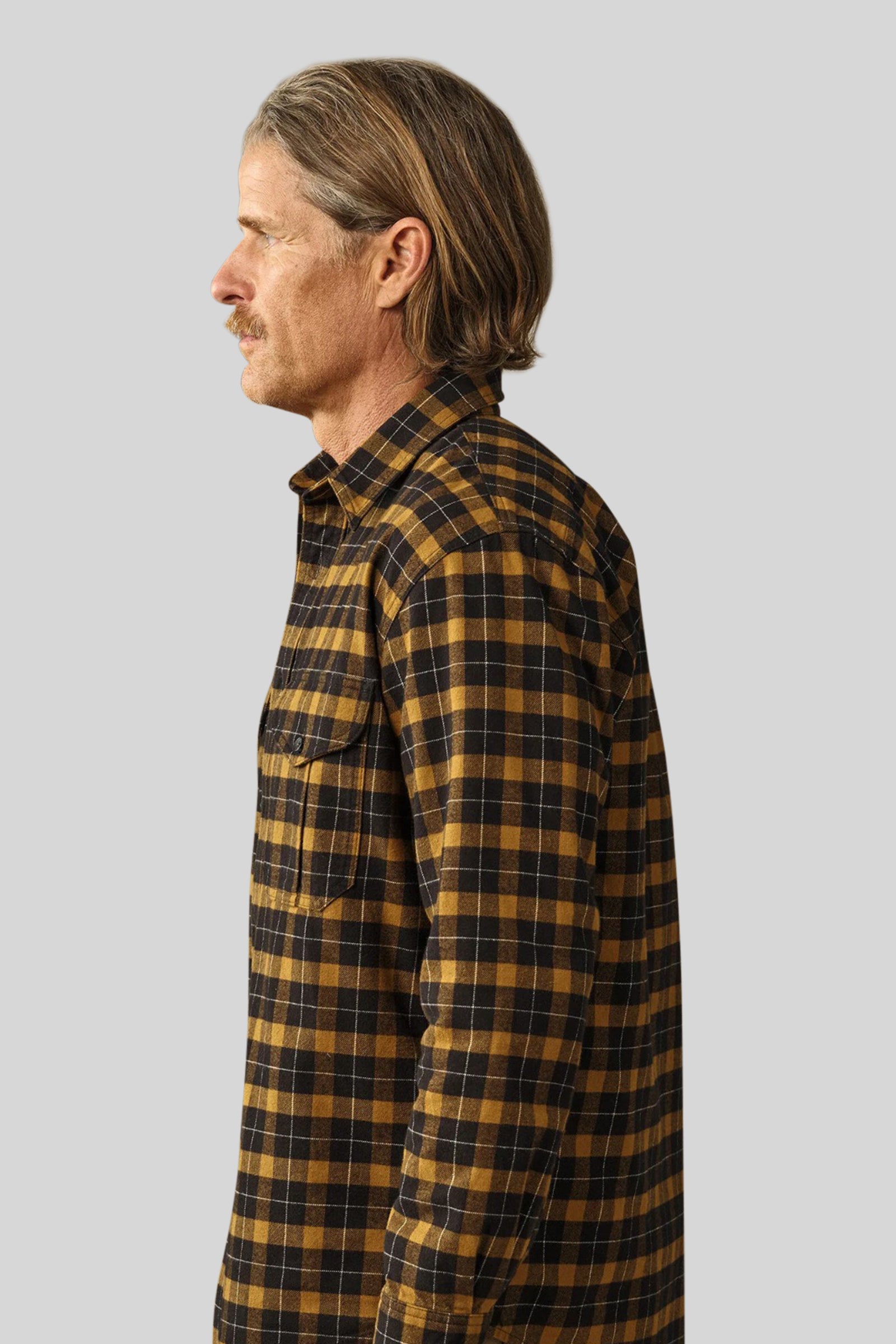 Filson Alaskan Giude Shirt Nero/oro Uomo - 3
