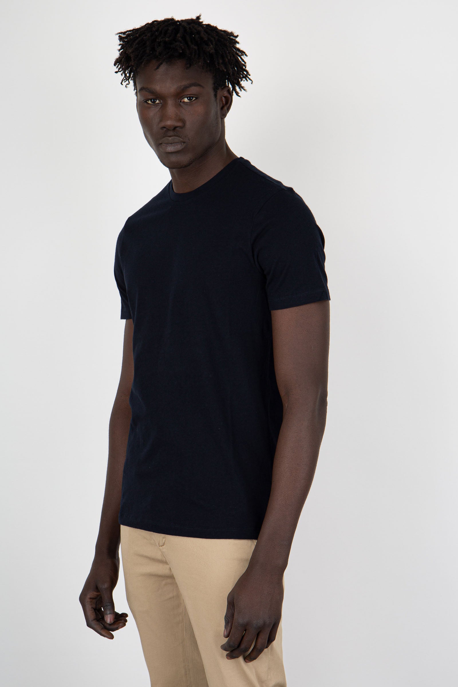 Majestic Filatures T-shirt Girocollo Patrice Blu Uomo - 3