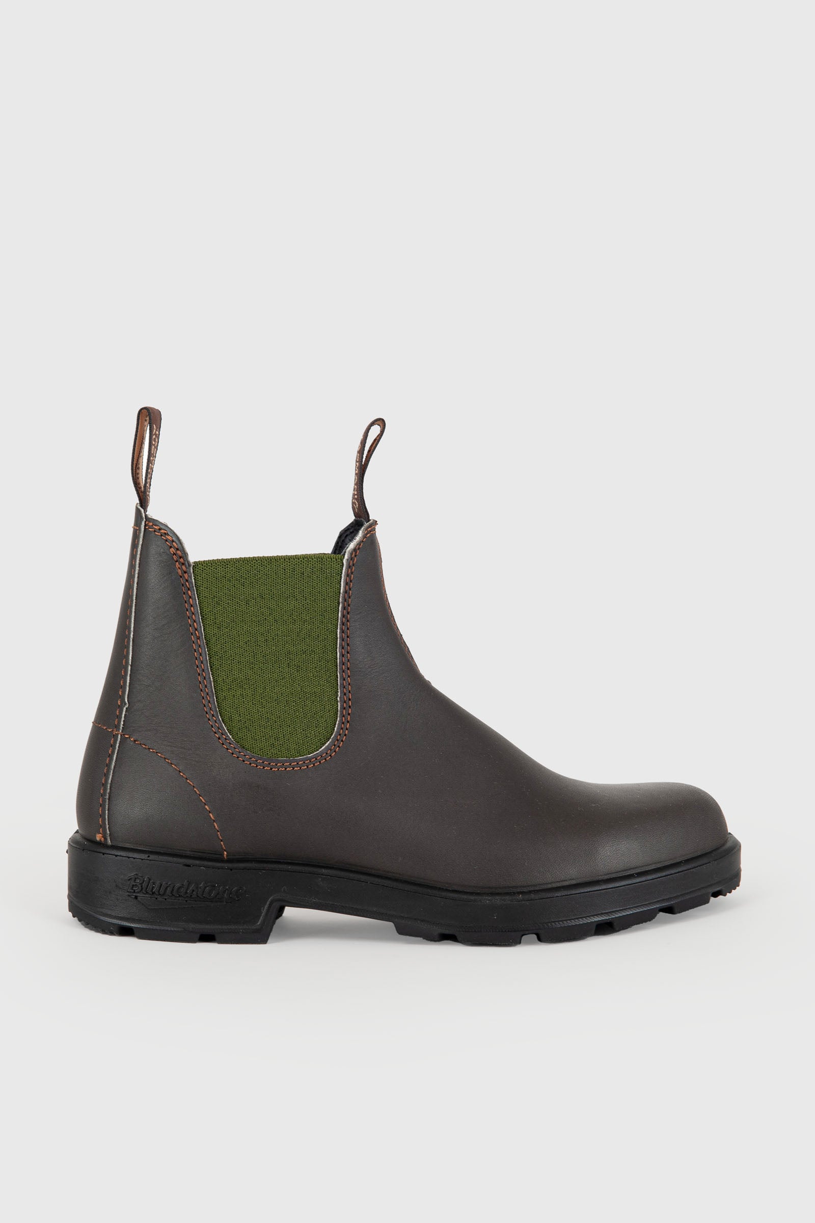 Blundstone Stivaletto Beatle 519 in Pelle Stout Brown Olive