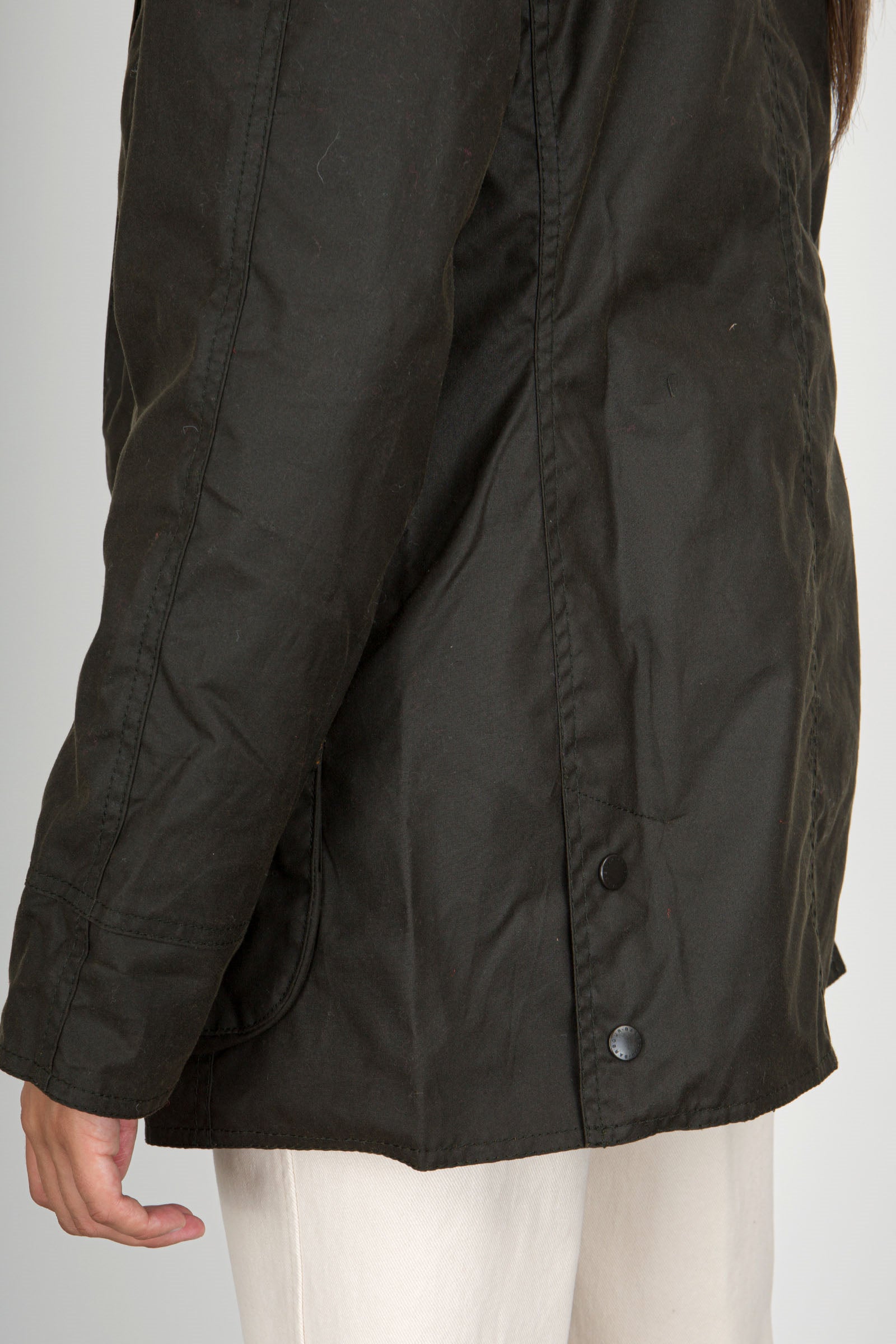 Beadnell Wax Jacket Olive - 6