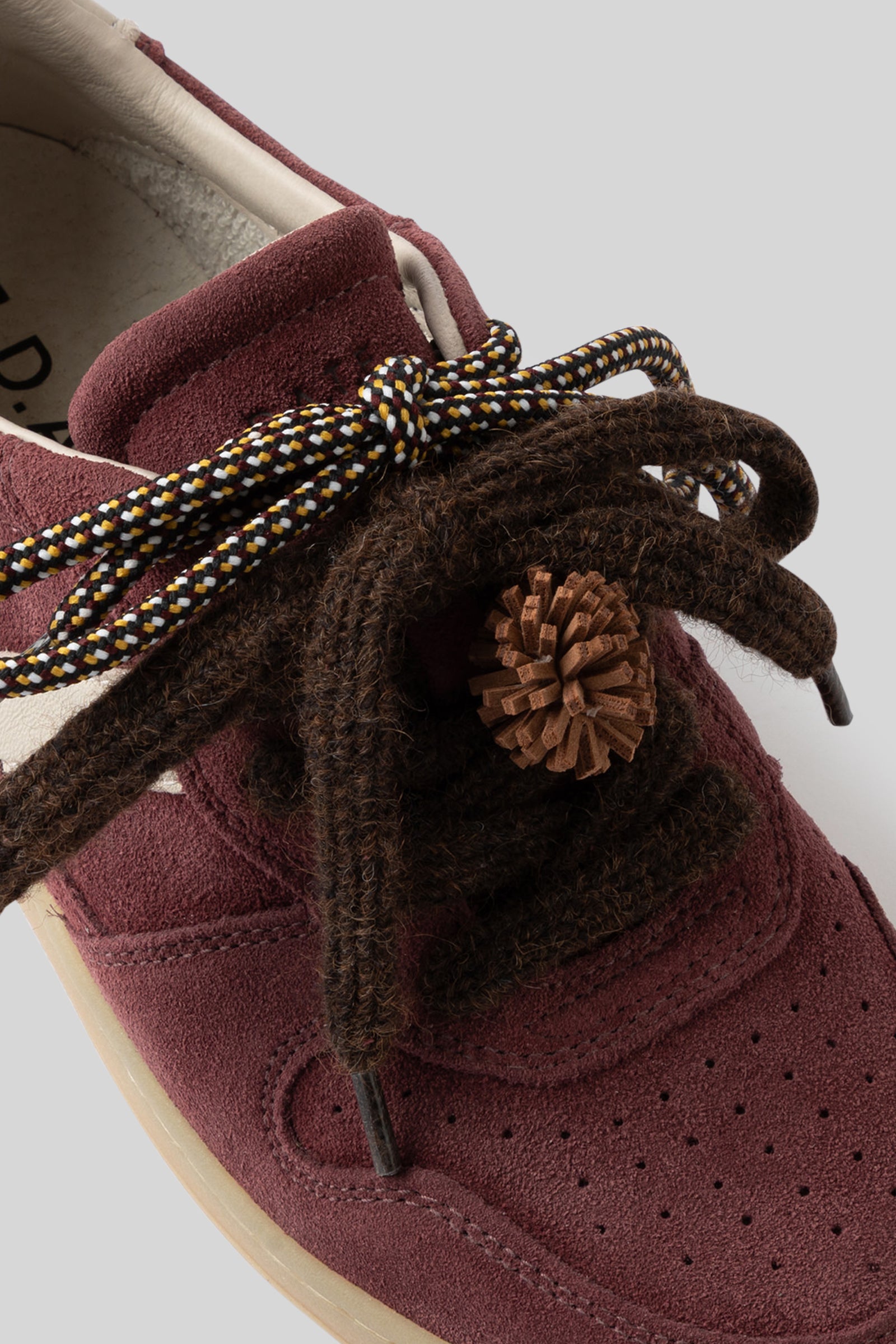 D.a.t.e. Sneaker Court 2.0 Suede Bordeaux Donna - 2