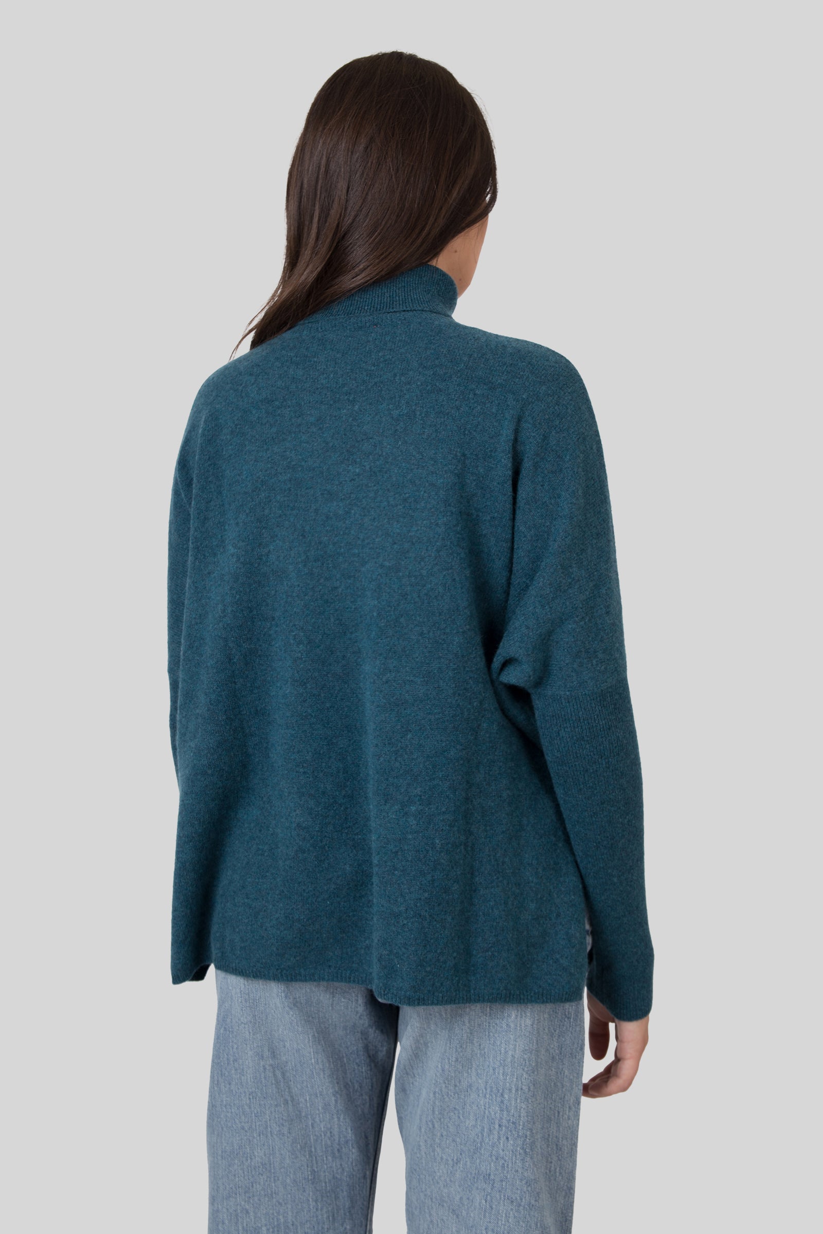 Absolut Cashmere Maglia Clara Petrolio Donna - 3