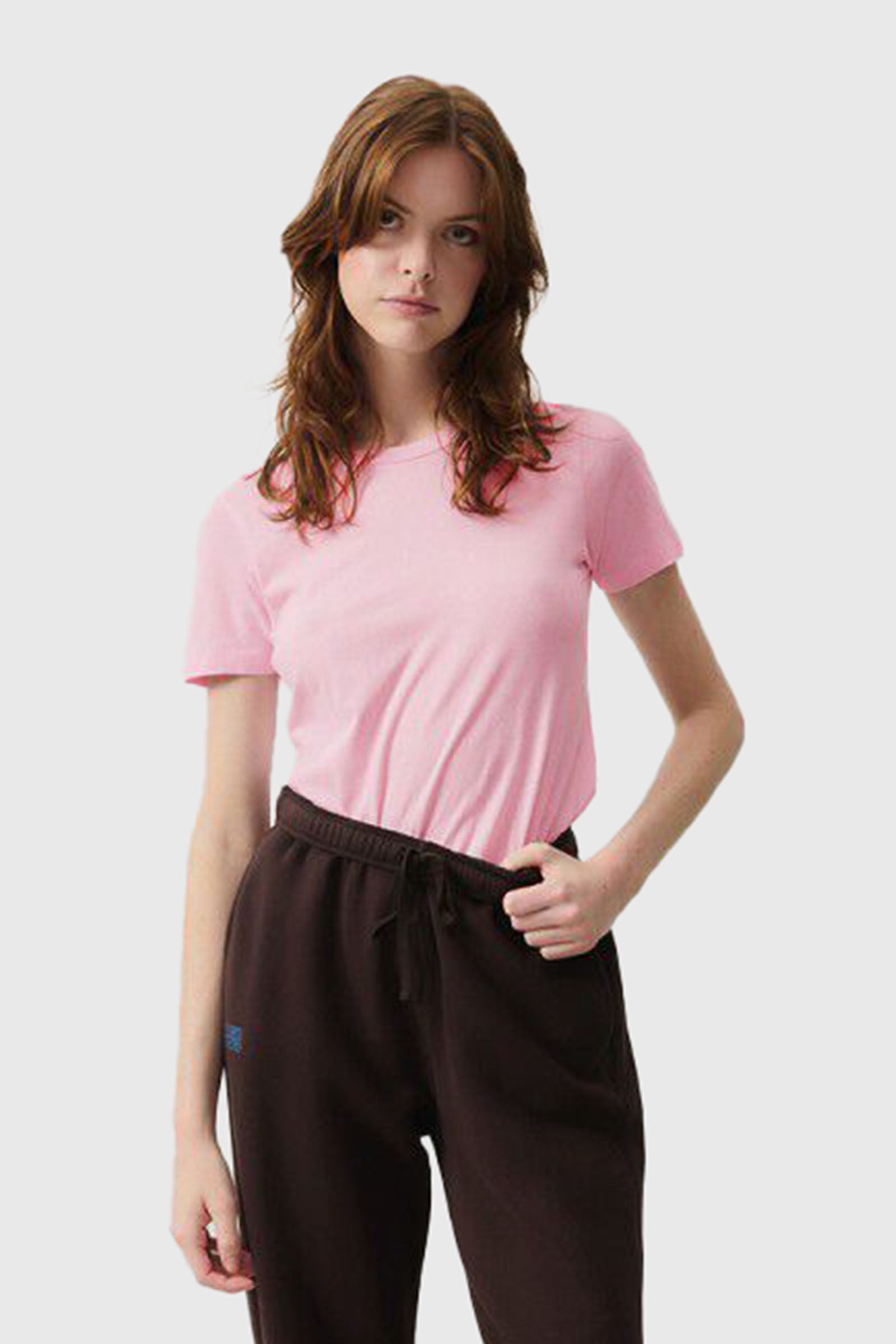 American Vintage T-shirt Gamipy Rosa Donna - 1