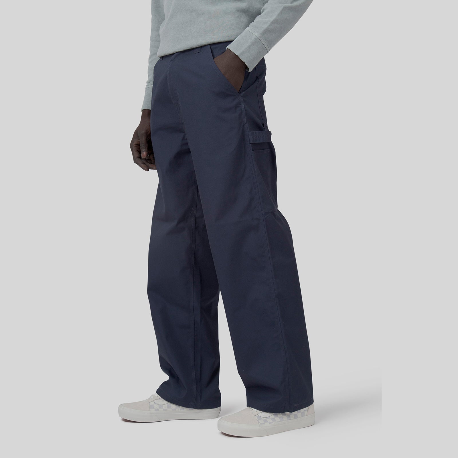 Carhartt Wip Postal Single Knee Pant Blu Uomo - 7