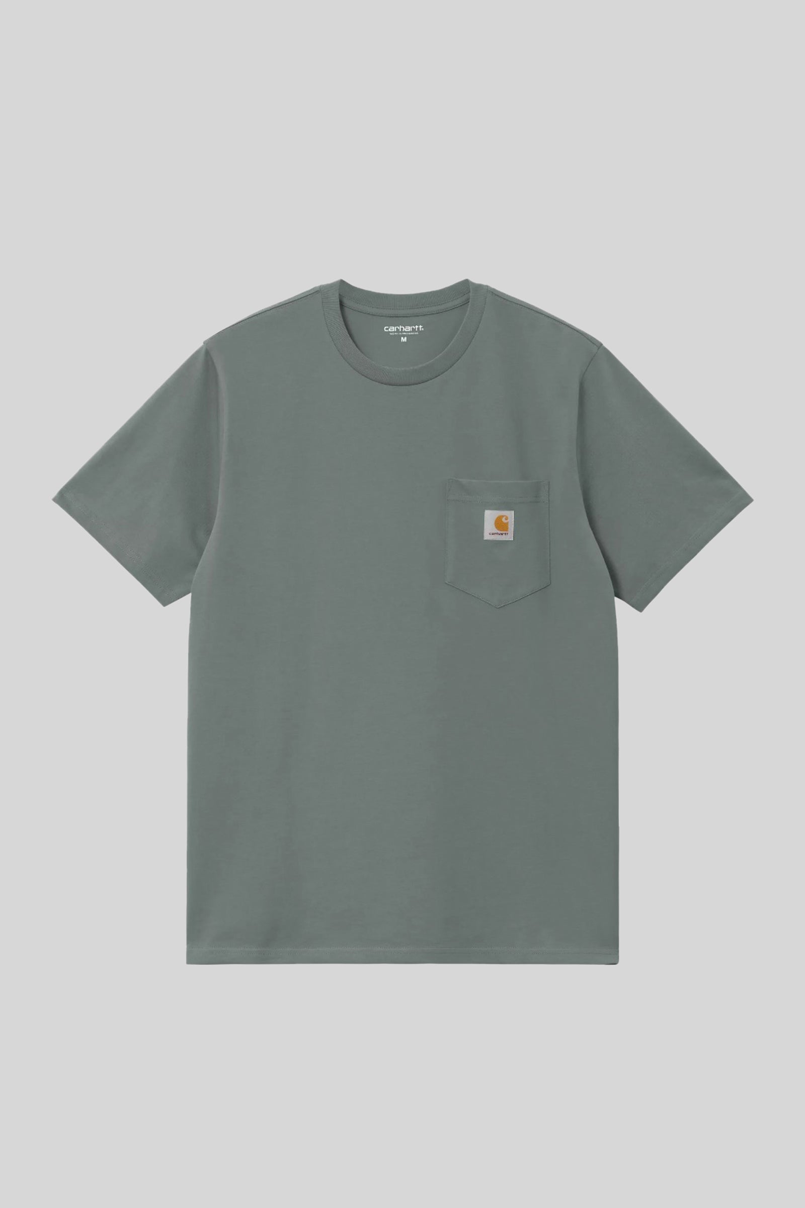Carhartt Wip Short Sleeve Pocket T-shirt Verde Salvia Uomo - 1