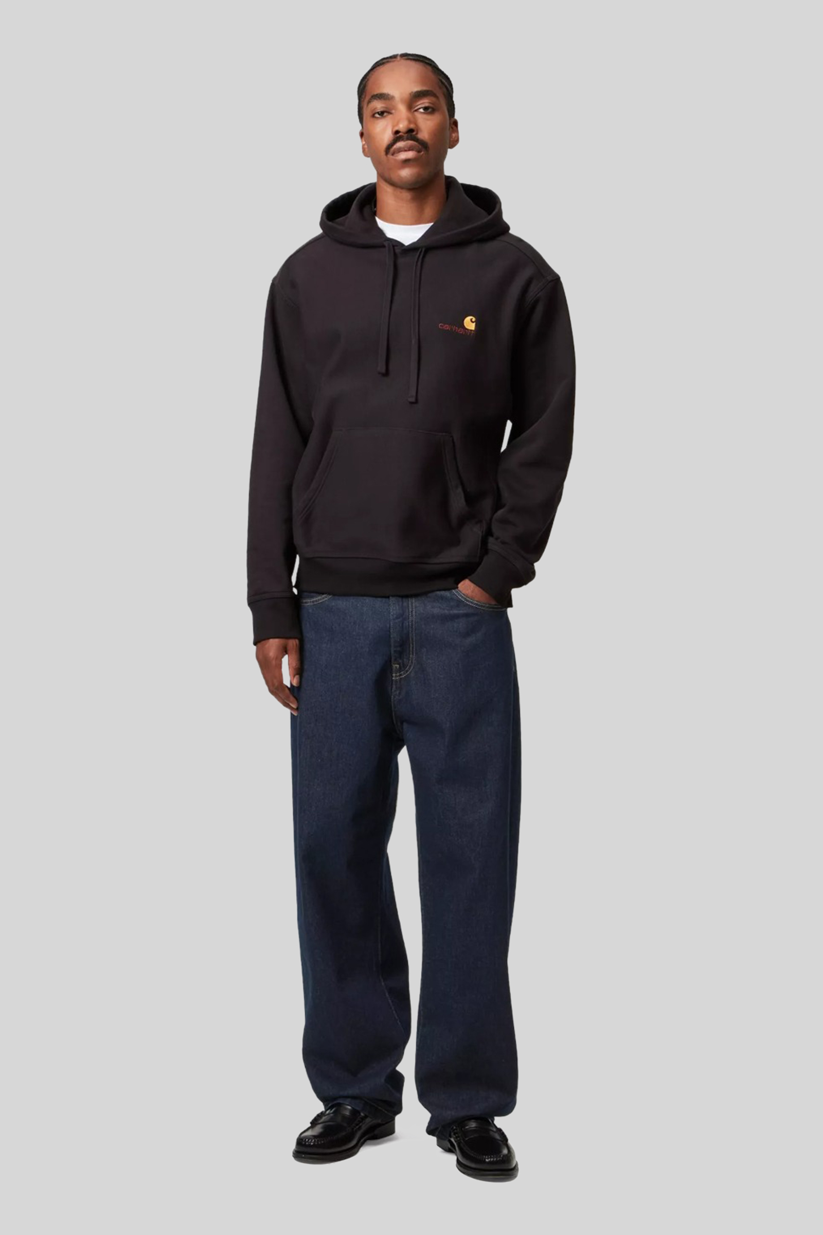 Carhartt Wip Landon Pant Blu Scuro Uomo - 4