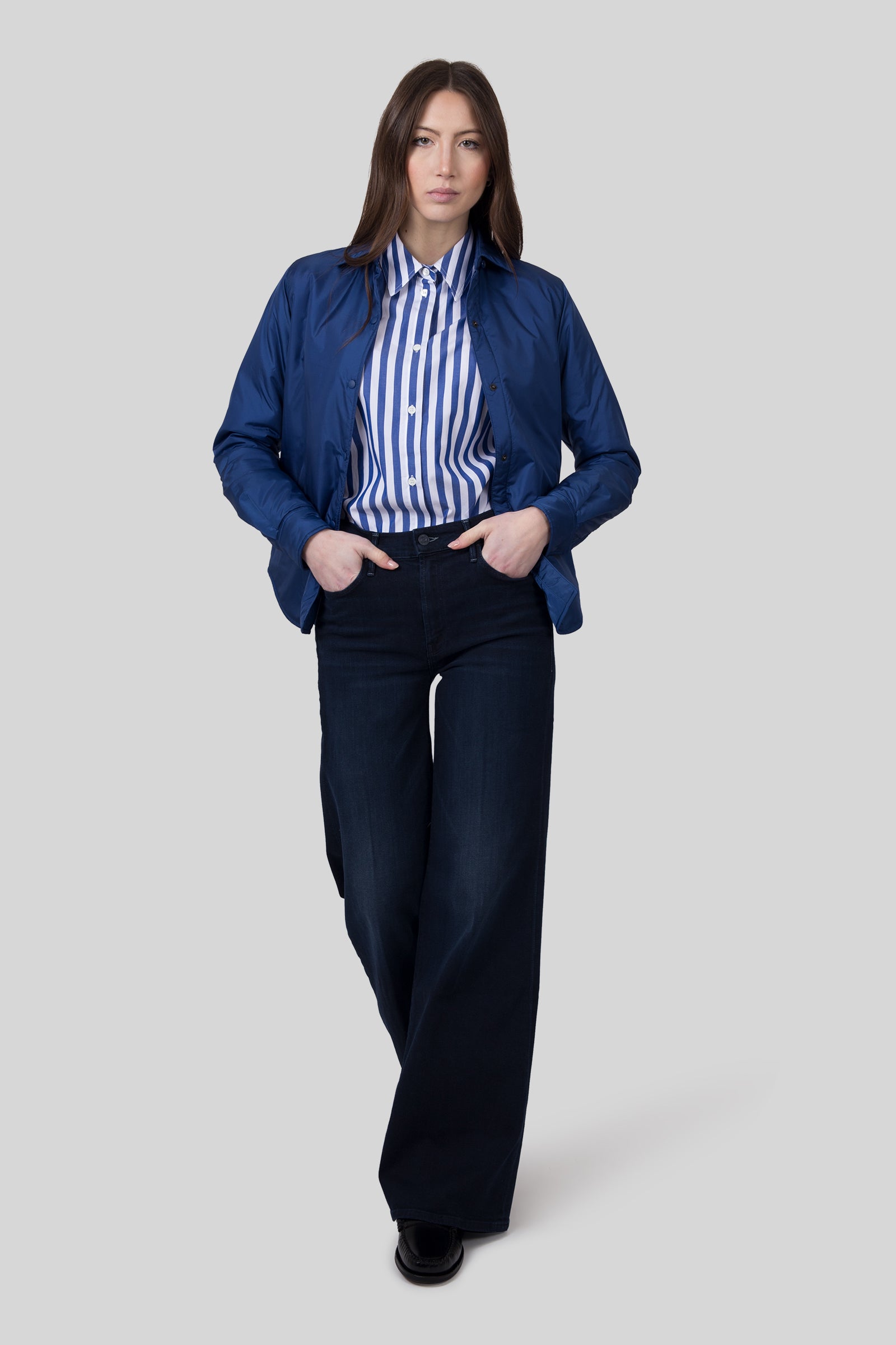 Department Five Camicia Over Sister Bianco/blu/rosso Donna - 8