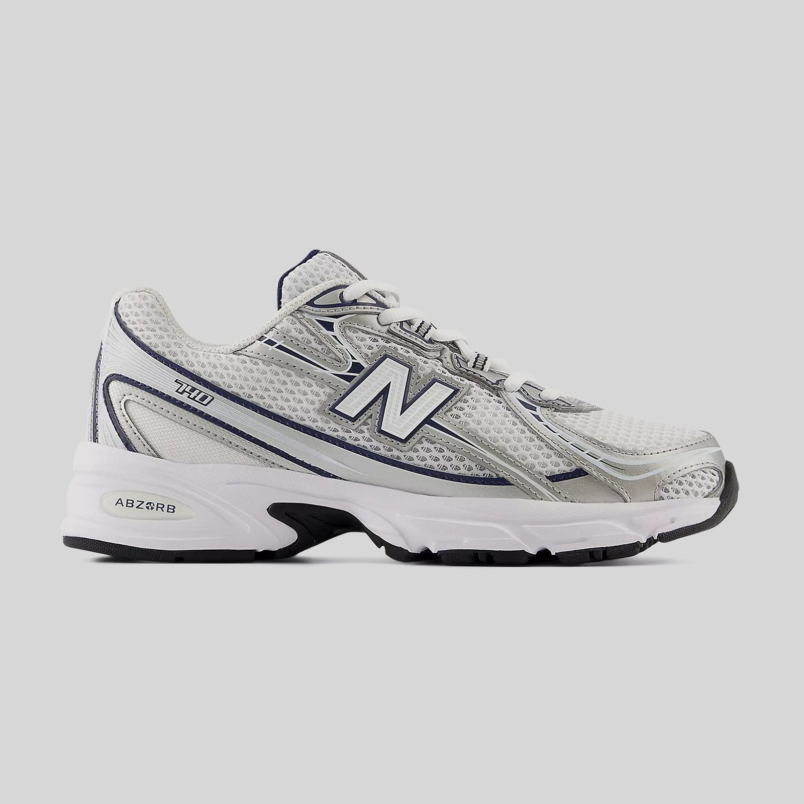 New Balance Sneaker 740 Bianco/argento/blu Donna - 7