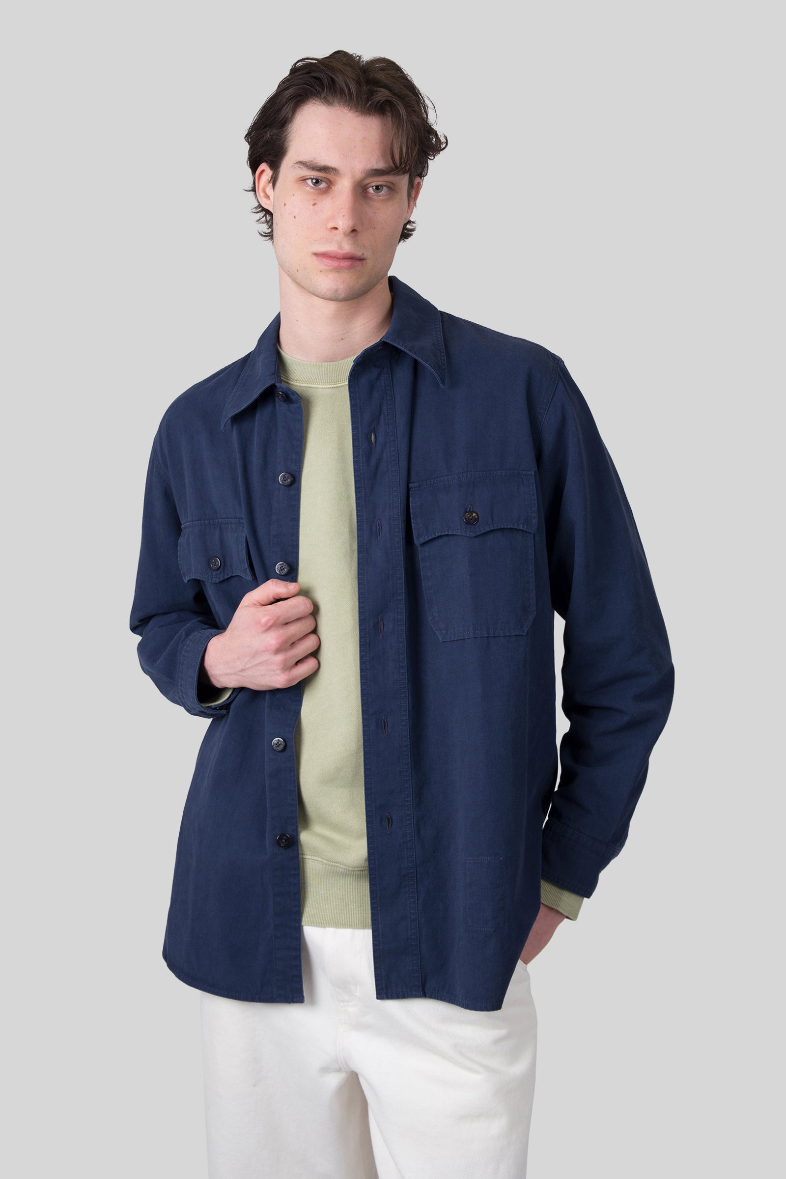 Fortela Overshirt Manteco Cpo 2.0 Blu Uomo - 3