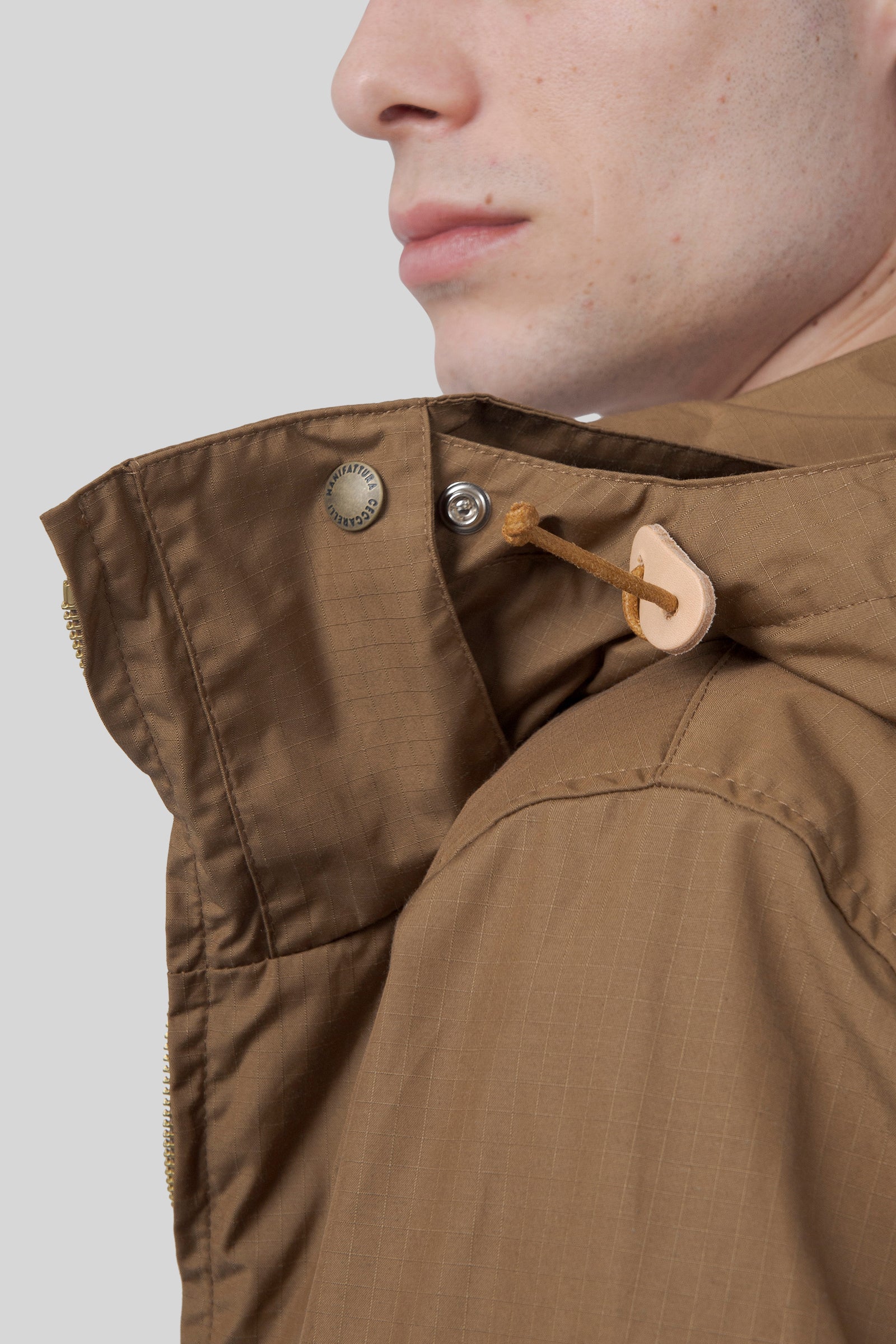 Manifattura Ceccarelli All Season Blazer Coat Cuoio Uomo - 7