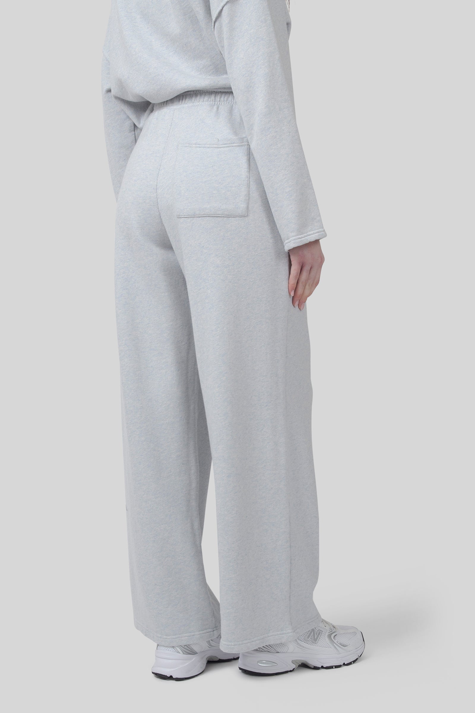 American Vintage Pantalone Jogging Dantown Grigio Chiaro Donna - 6