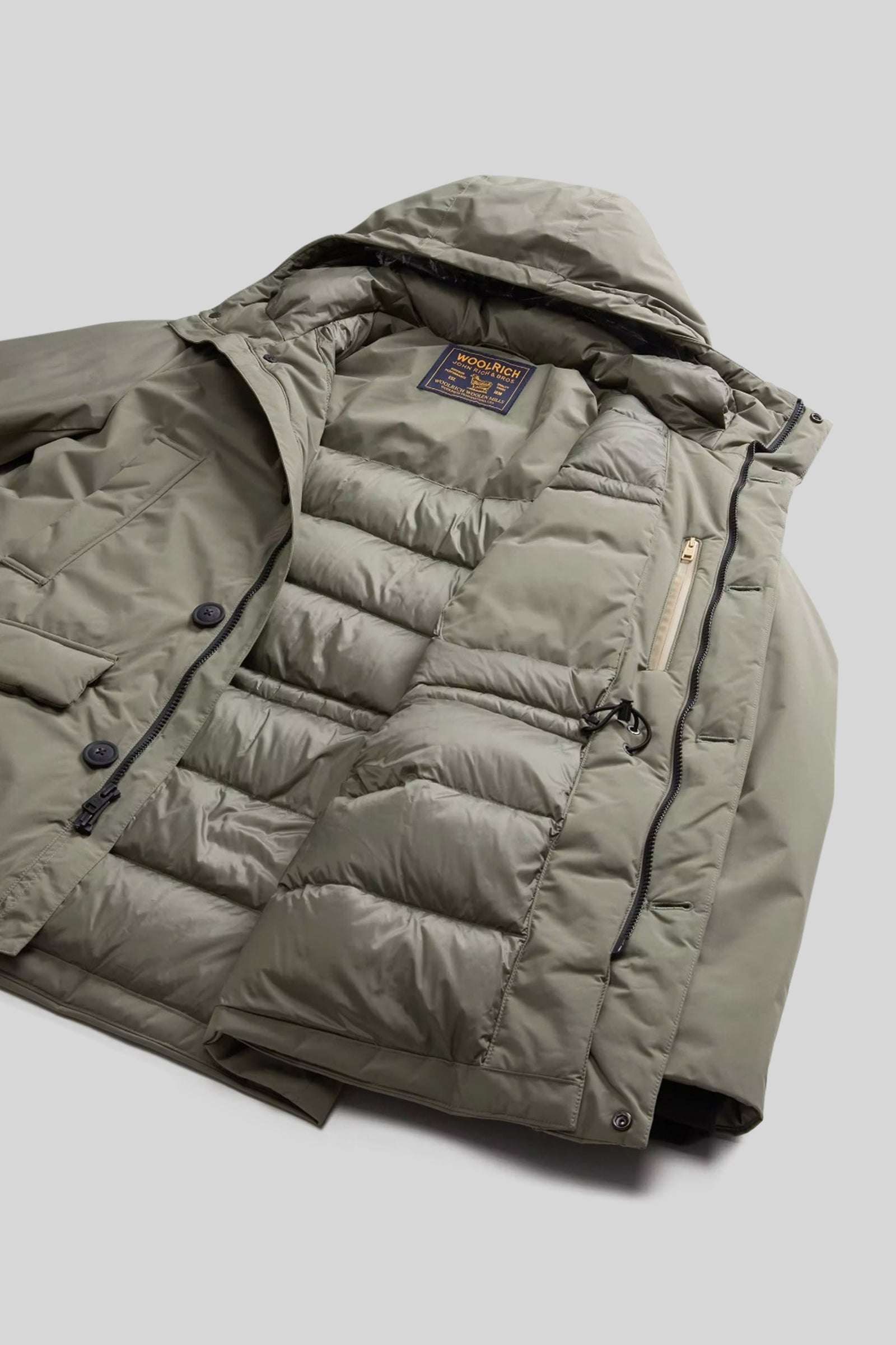 Woolrich Cloud Arctic Parka Verde Chiaro Uomo - 5