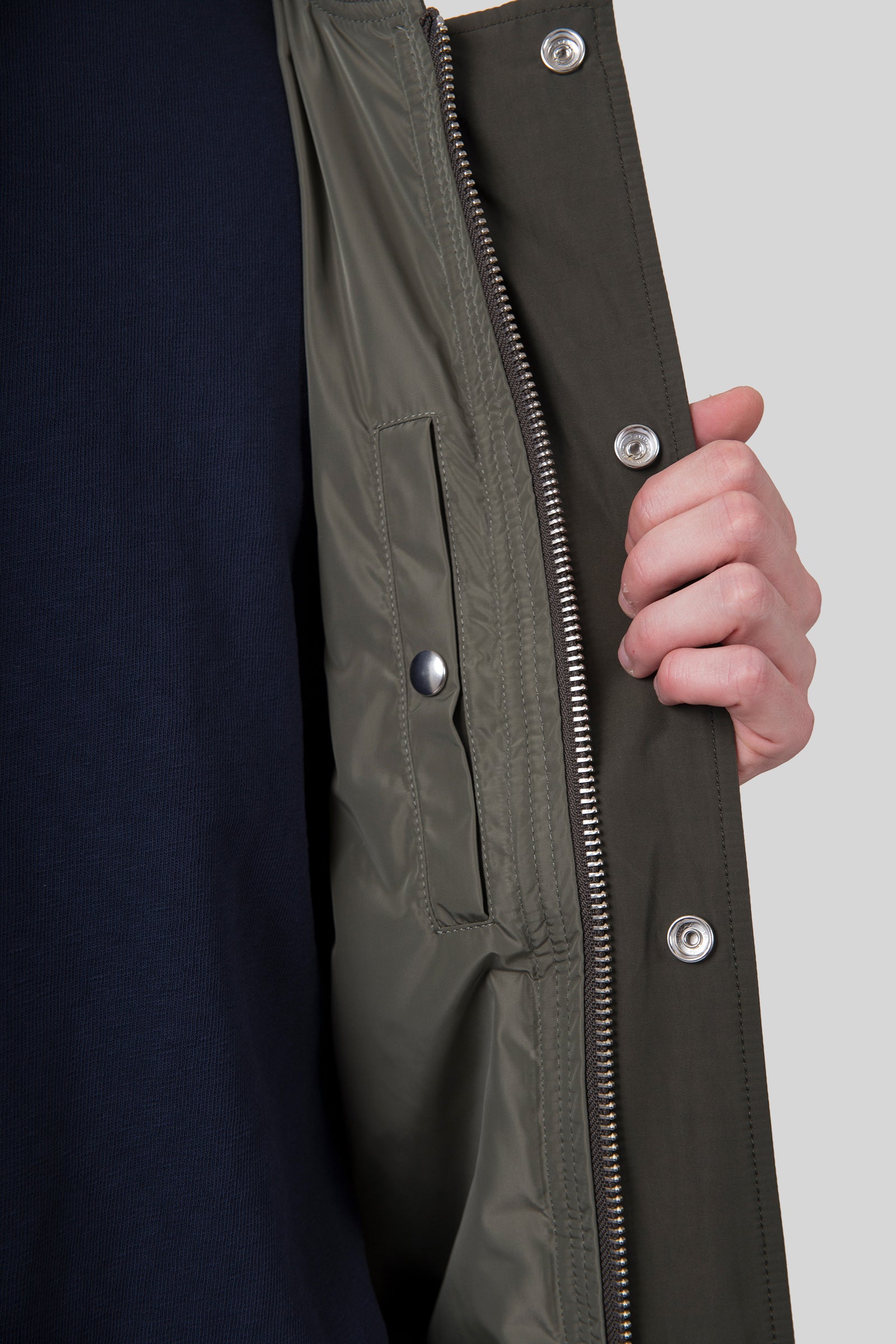 Department Five Bomber Detroit Verde Militare Uomo - 8