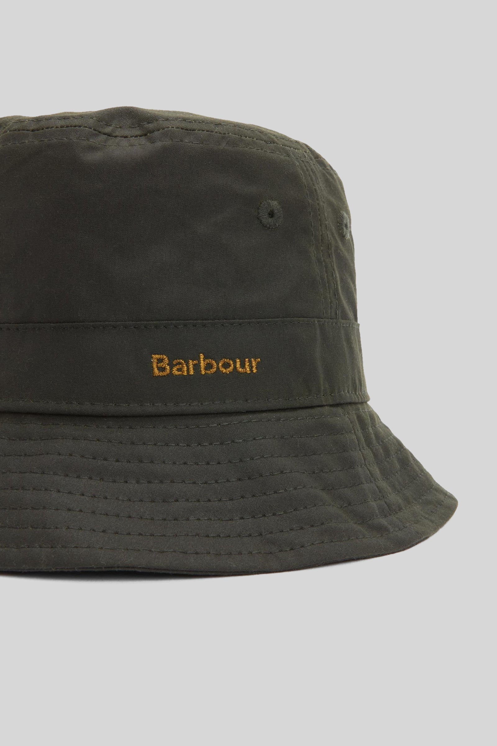 Barbour Cappello Belsay Wax Verde Oliva Unisex - 2