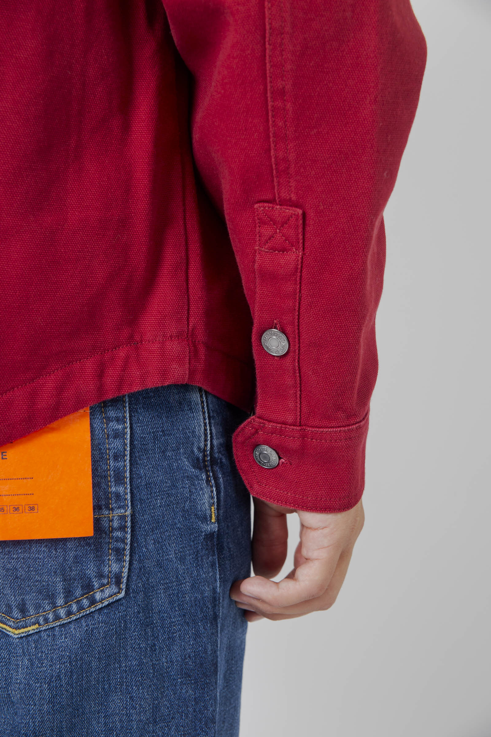 Carhartt Wip Selby Shirt Jac Rosso Uomo - 6