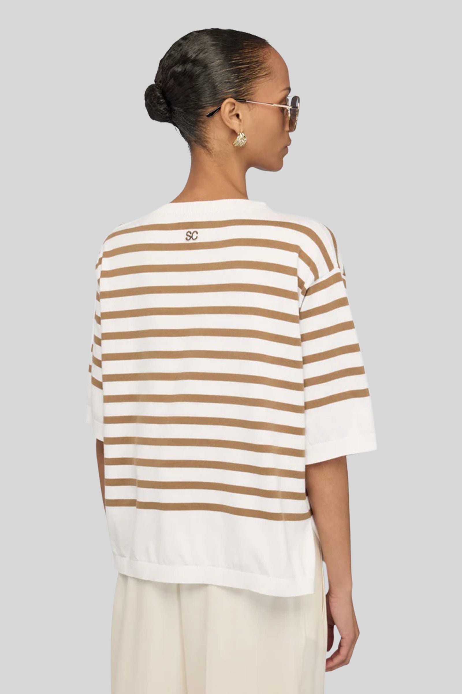 Semicouture Maglia Aurora Panna/beige Donna - 3