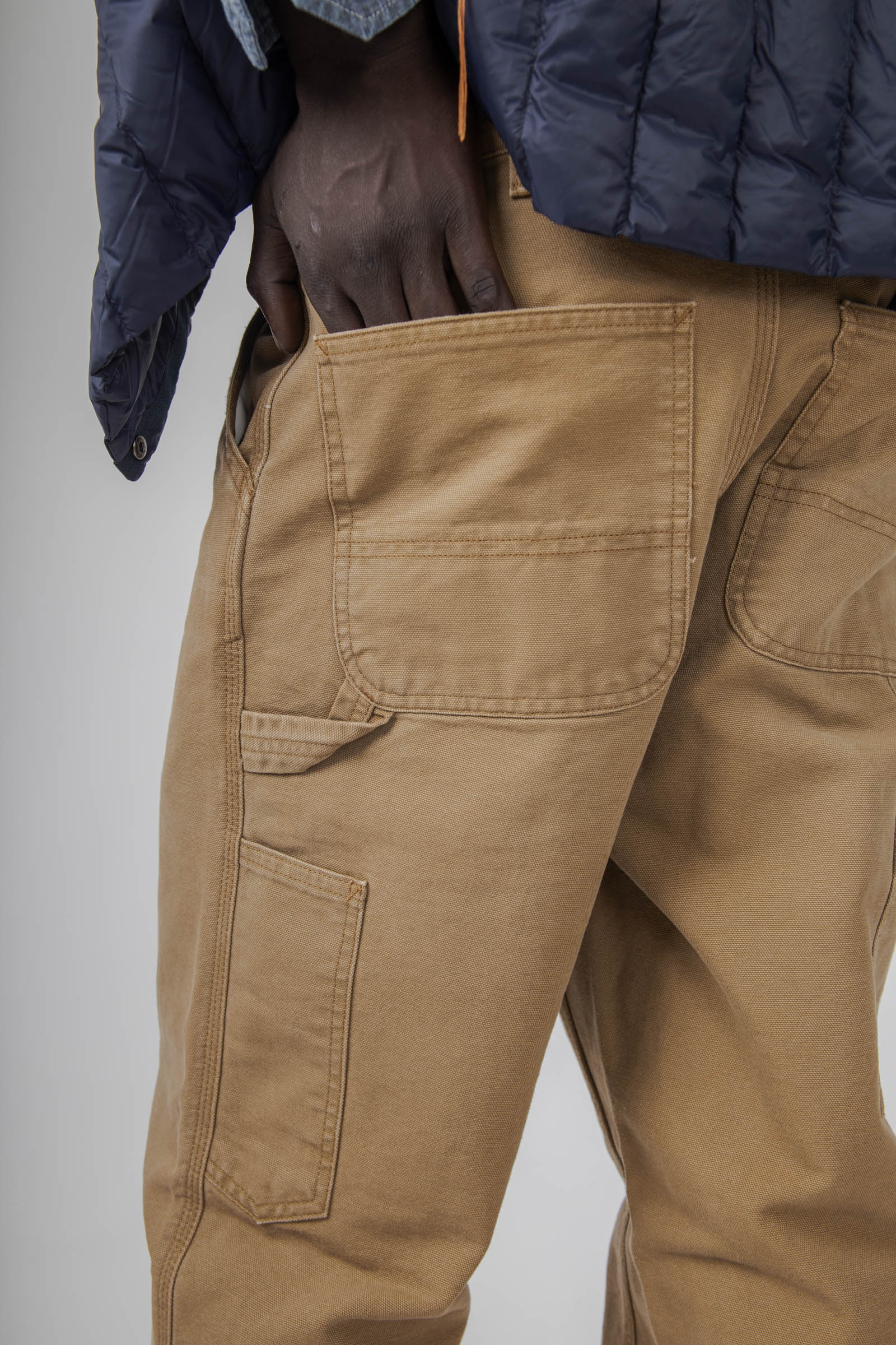 Carhartt Wip Single Knee Pant Cammello Uomo - 4
