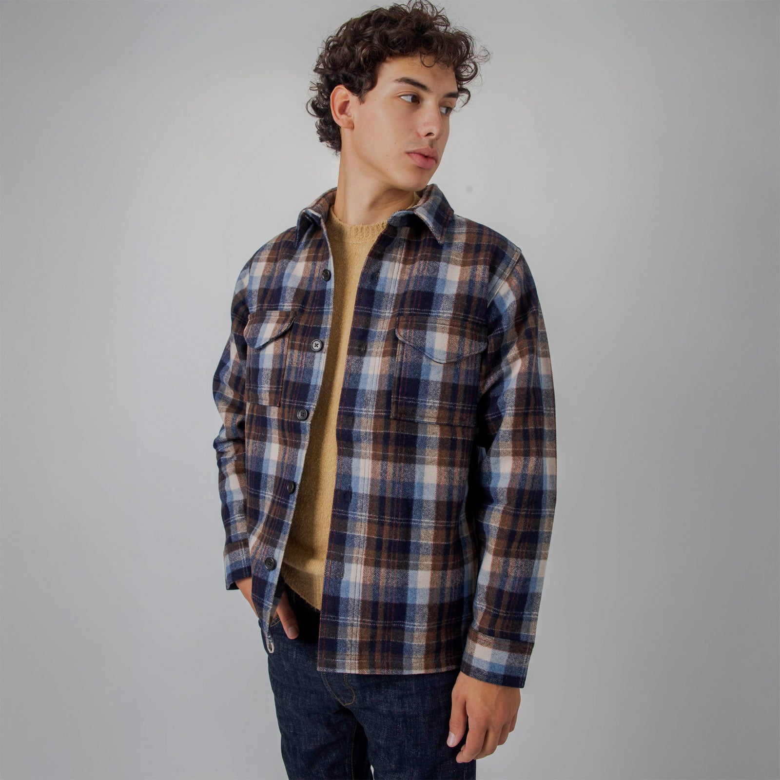 Filson Jac-shirt Marrone/blu Uomo - 8