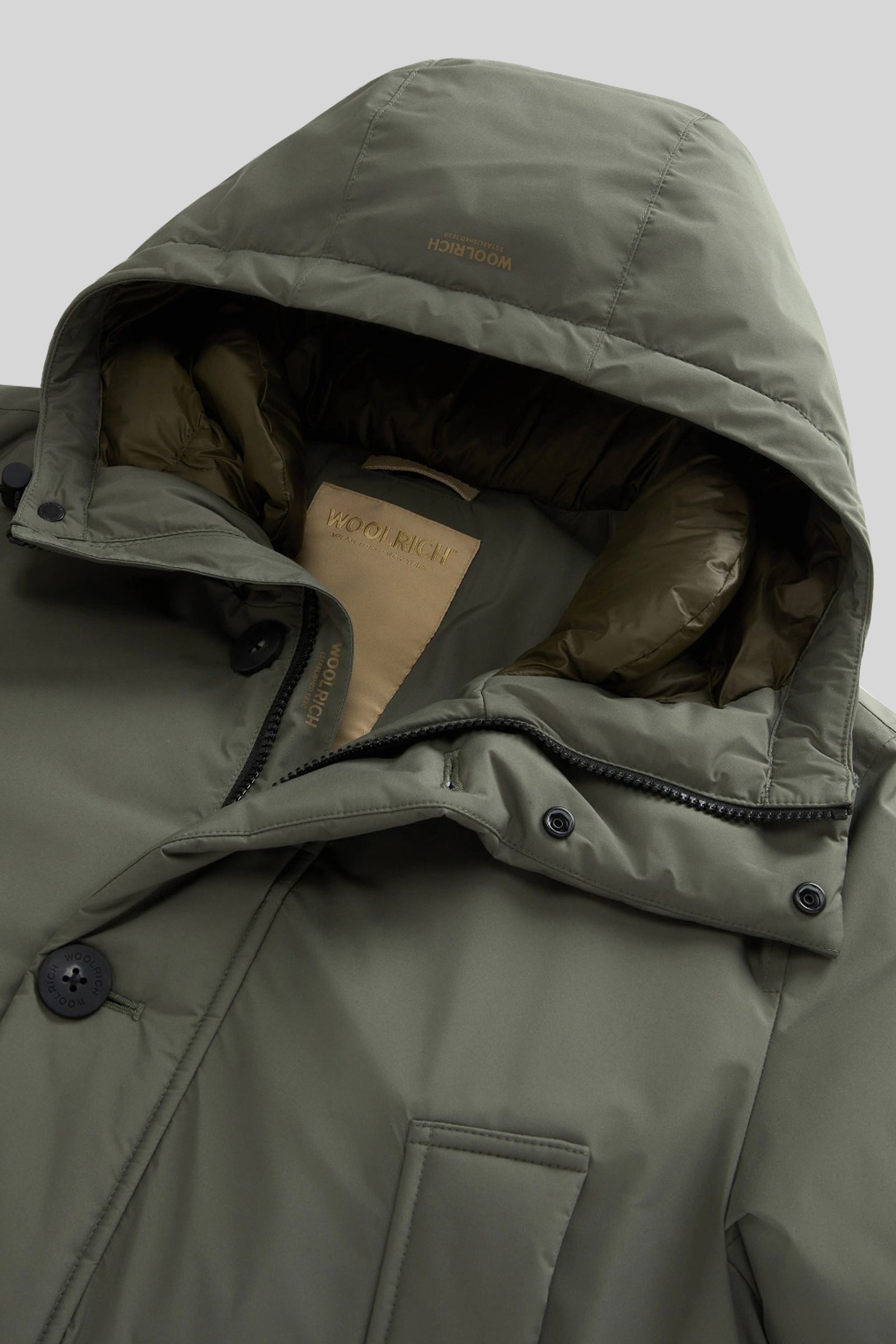 Woolrich Cloud Arctic Parka Verde Scuro Uomo - 4