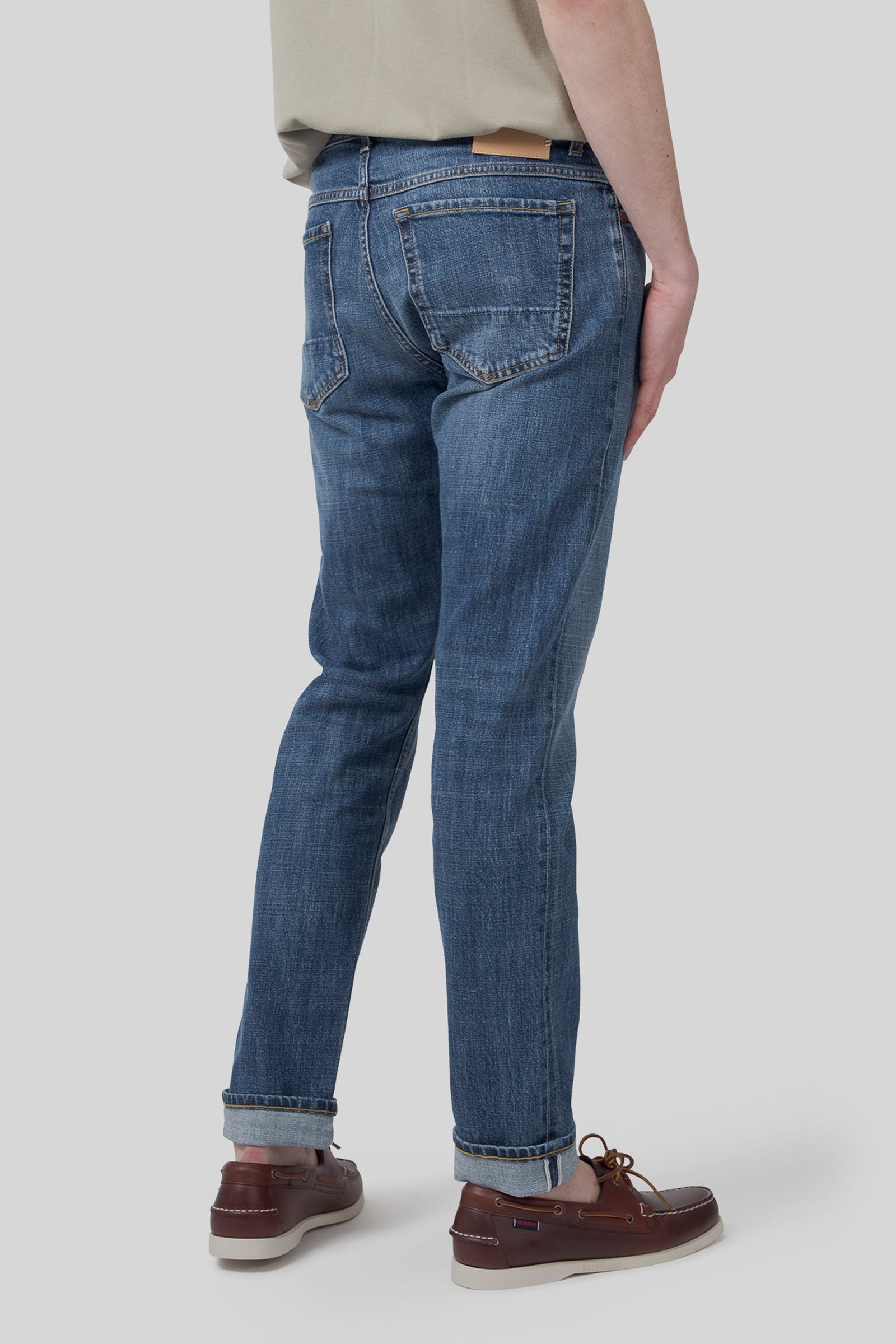 Tela Genova Jeans Cosmy/2s Blu Medio Uomo - 3