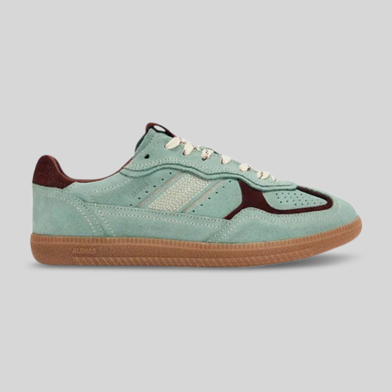 Alohas Sneaker Tb.490 Rife In Pelle Verde Acqua Donna - 5