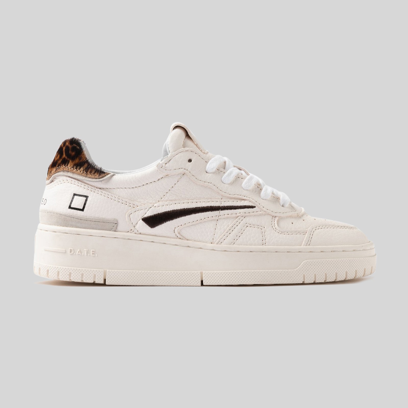 D.a.t.e. Sneaker Torneo Pure Pop Bianco/leopardato Donna - 6