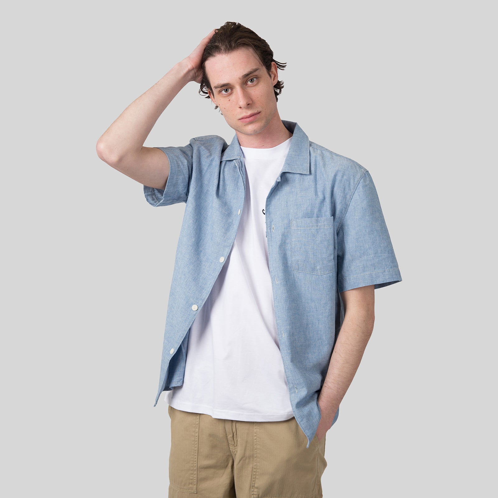 Fortela Camicia Baker Bowling Rosso Uomo - 7