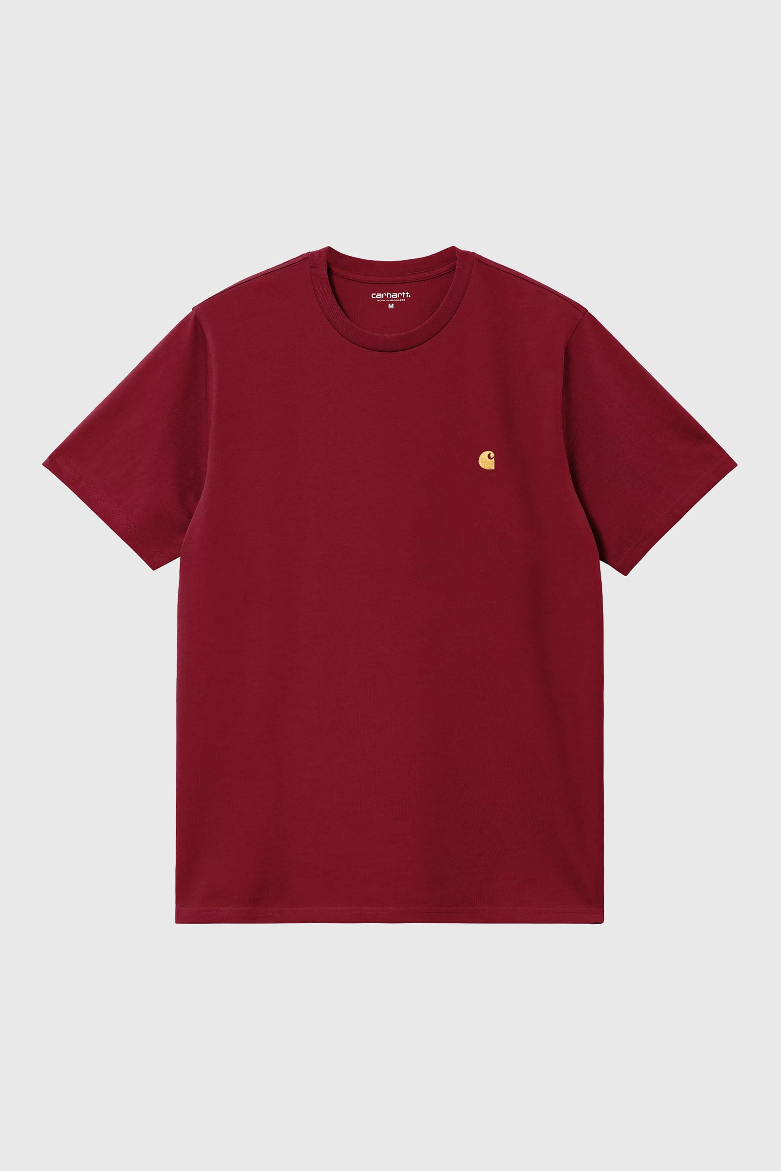 Carhartt Wip T-shirt S/s Chase Bordeaux Uomo - 4