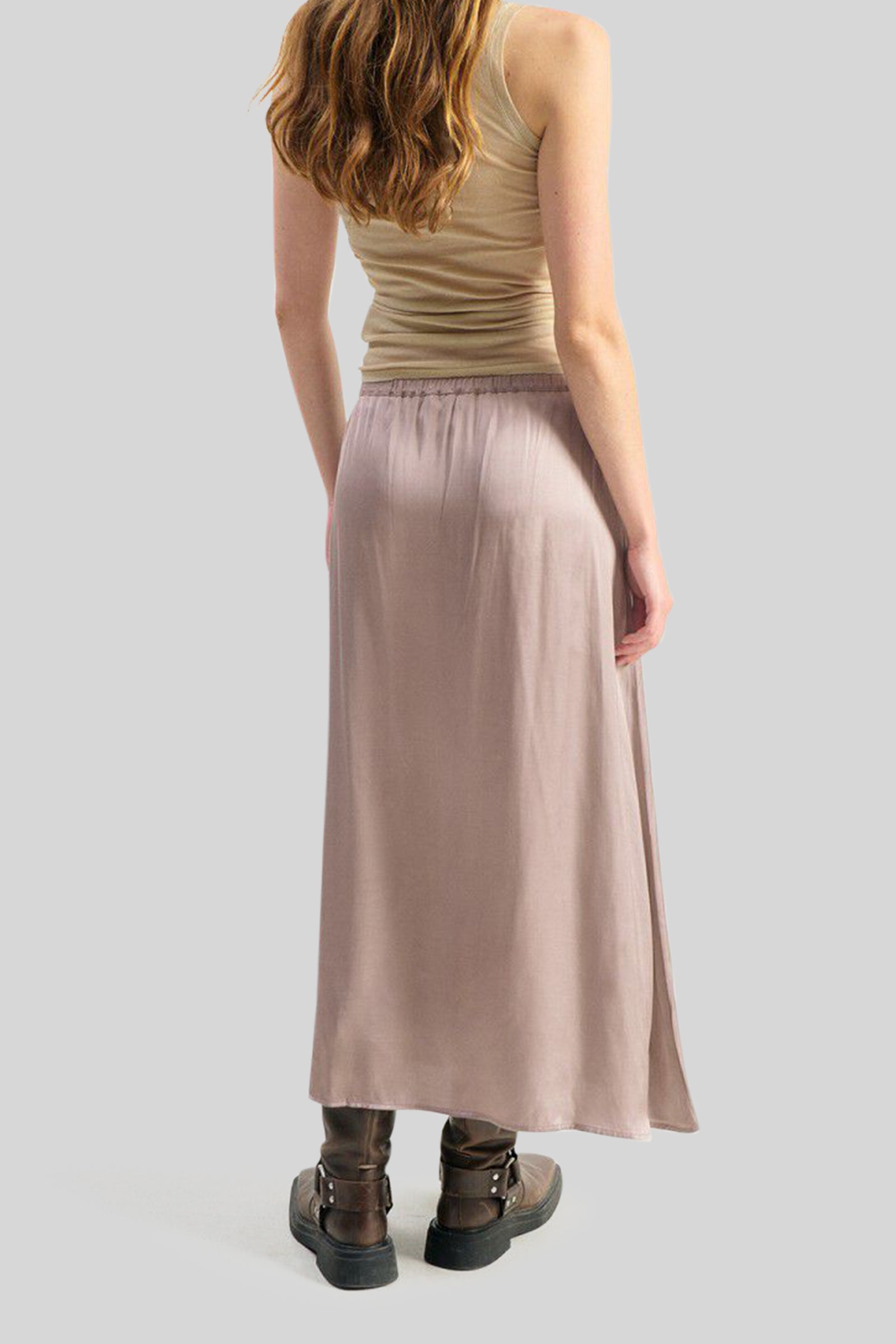 American Vintage Gonna Bovalow Tortora Donna - 3