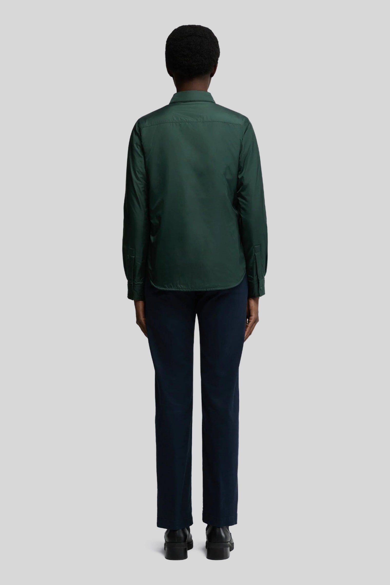 Aspesi Camicia Glue Verde Scuro Donna - 3