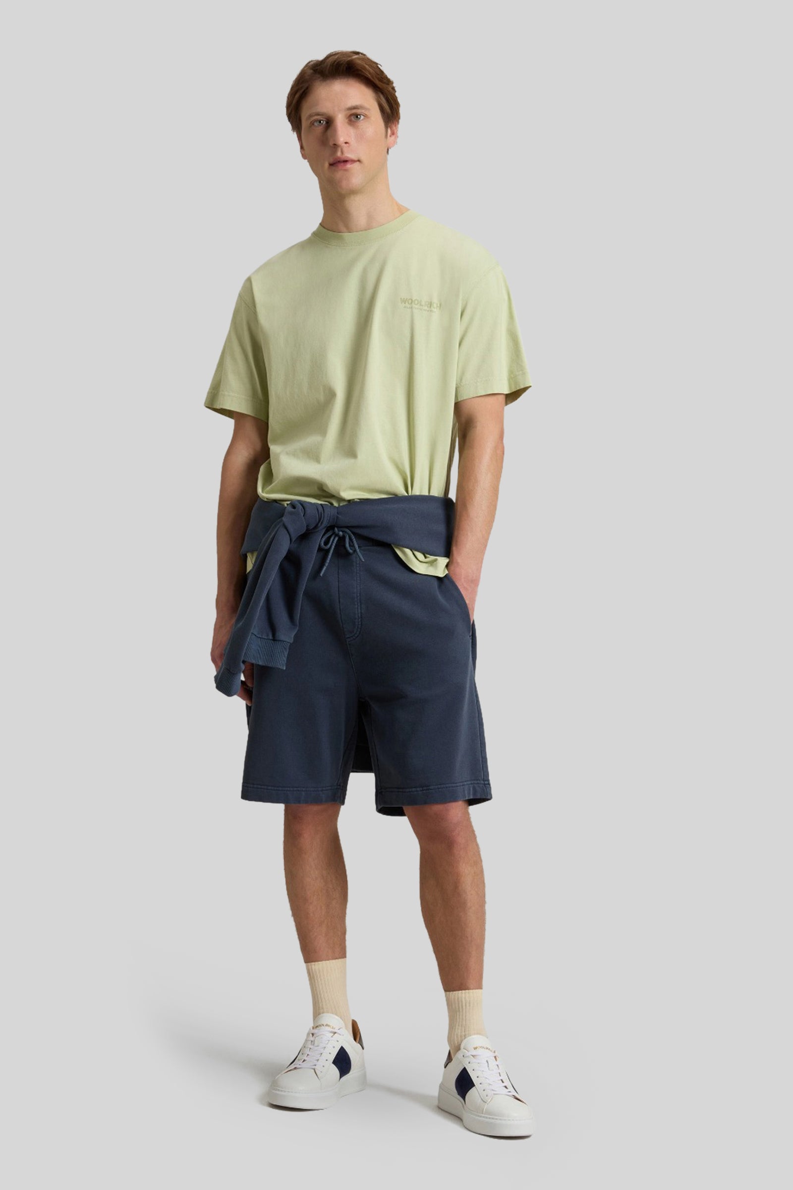 Woolrich T-shirt Graphic Lime Uomo - 2