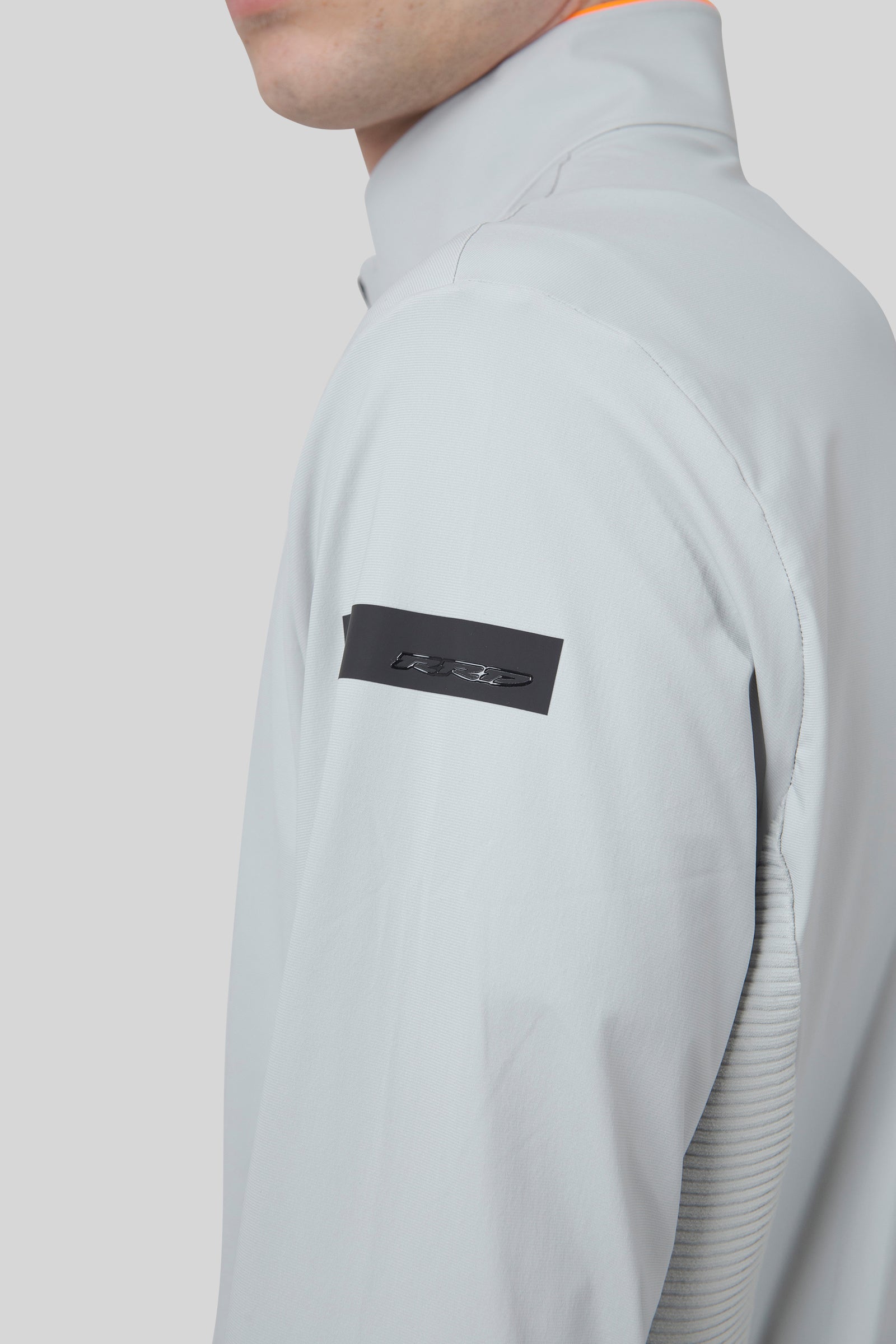 Rrd Felpa Surflex Soft Touch Full Zip Grigio Chiaro Uomo - 6