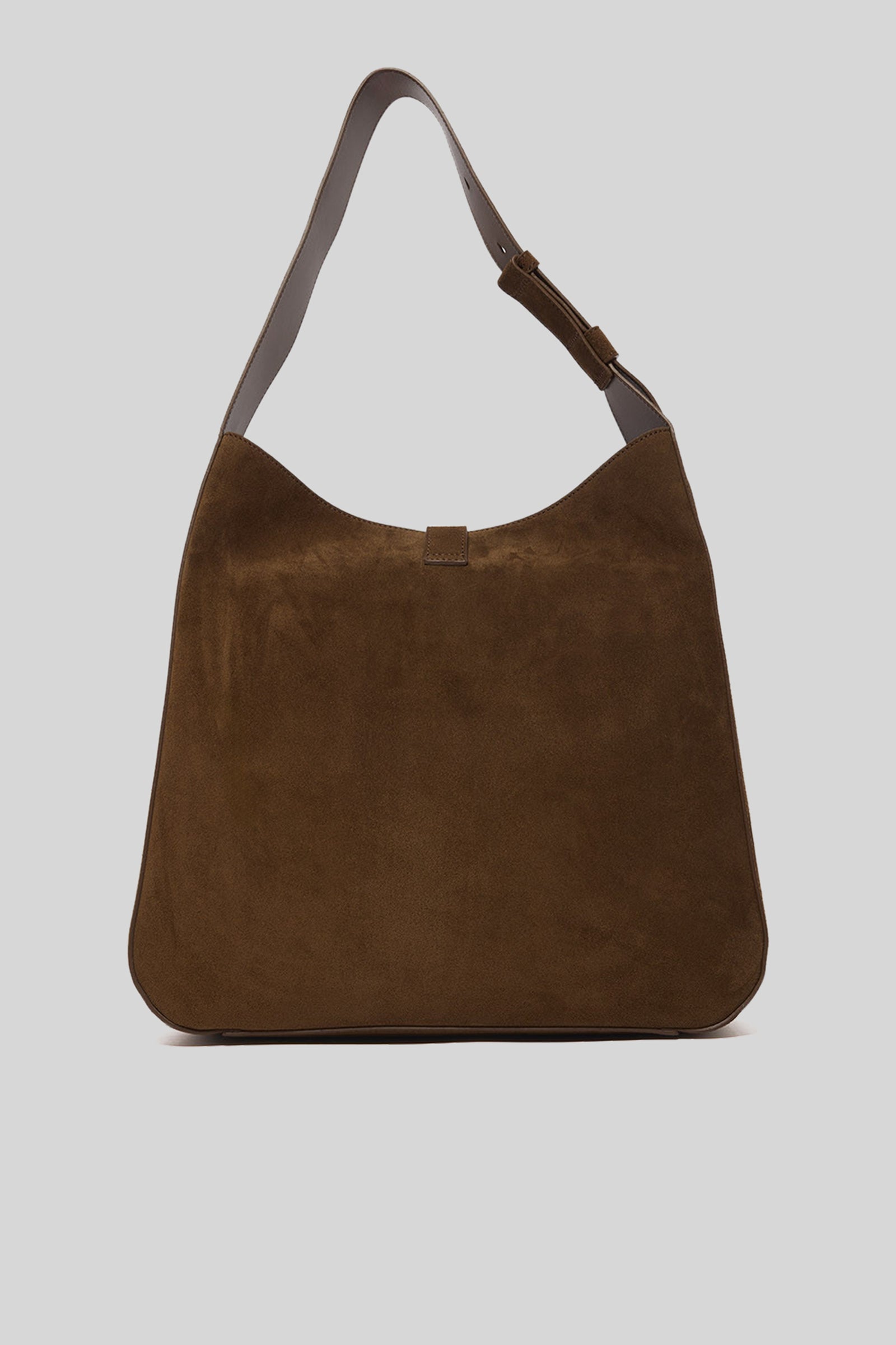 Orciani Borsa Gea Peach In Suede Marrone Donna - 3