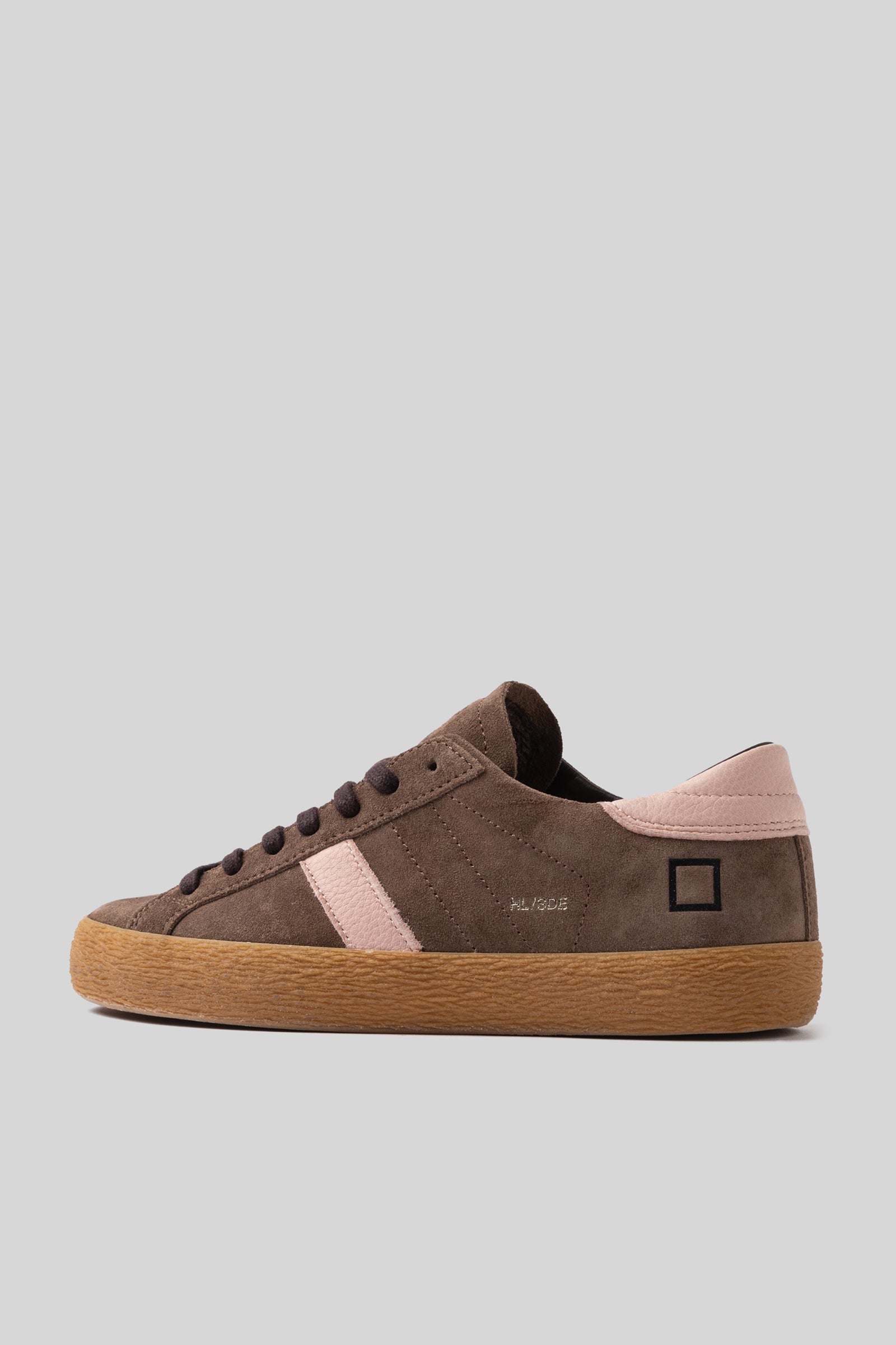 D.a.t.e. Sneaker Hill Low Suede Taupe Donna - 5