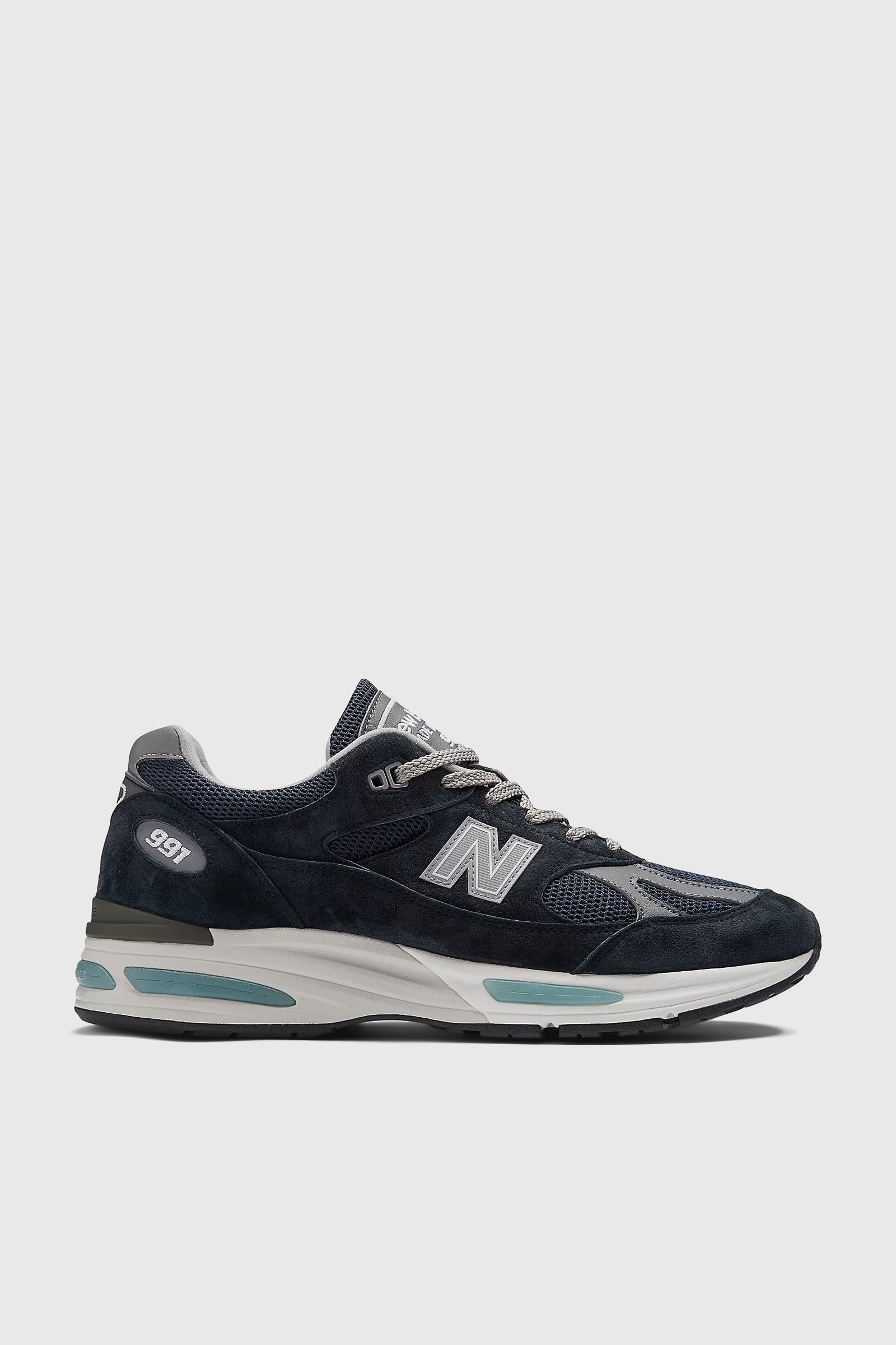 New Balance Sneaker Made In Uk 991v2 Blu Scuro Uomo
