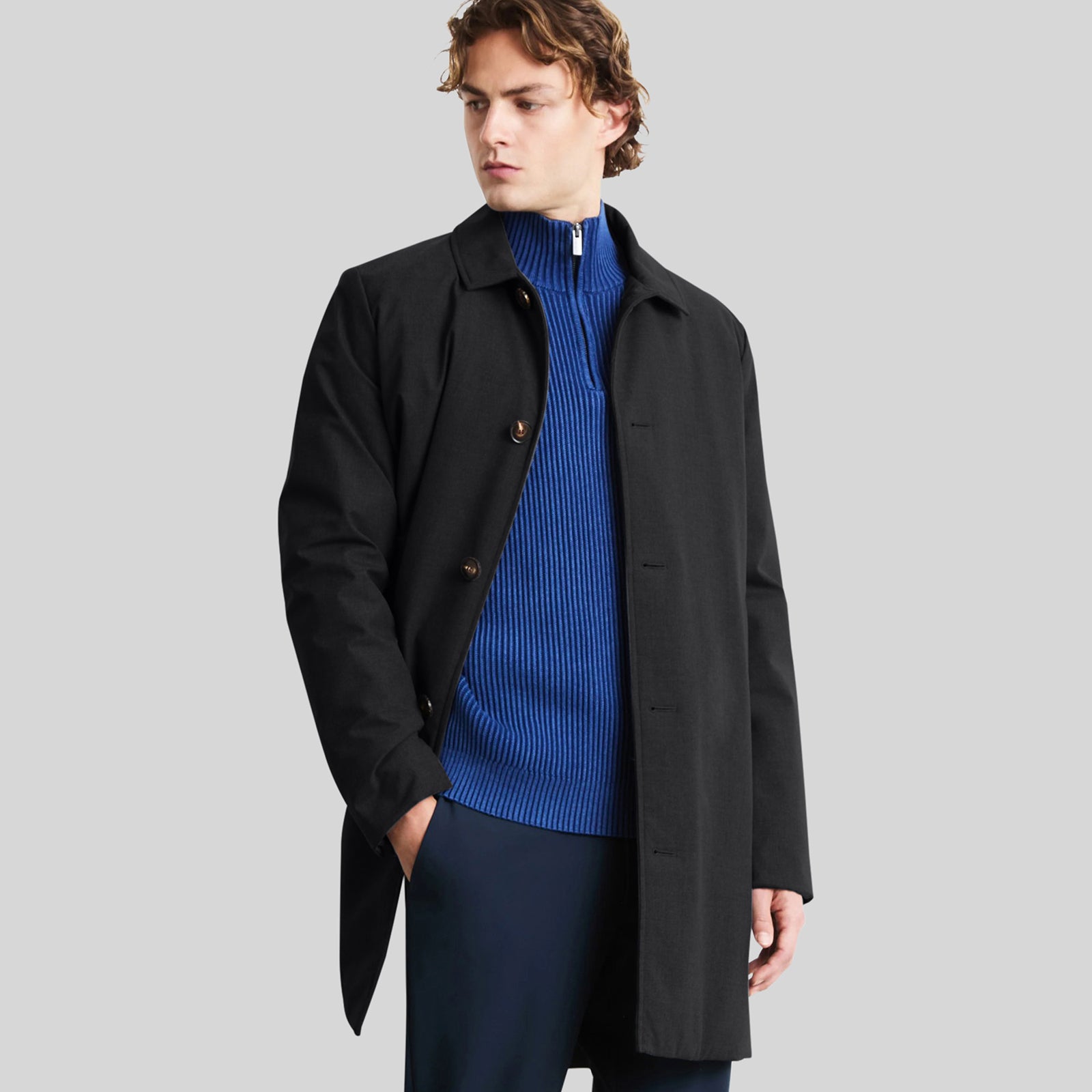 Rrd Terzilio Duck Coat Jkt Blu Scuro Uomo - 5
