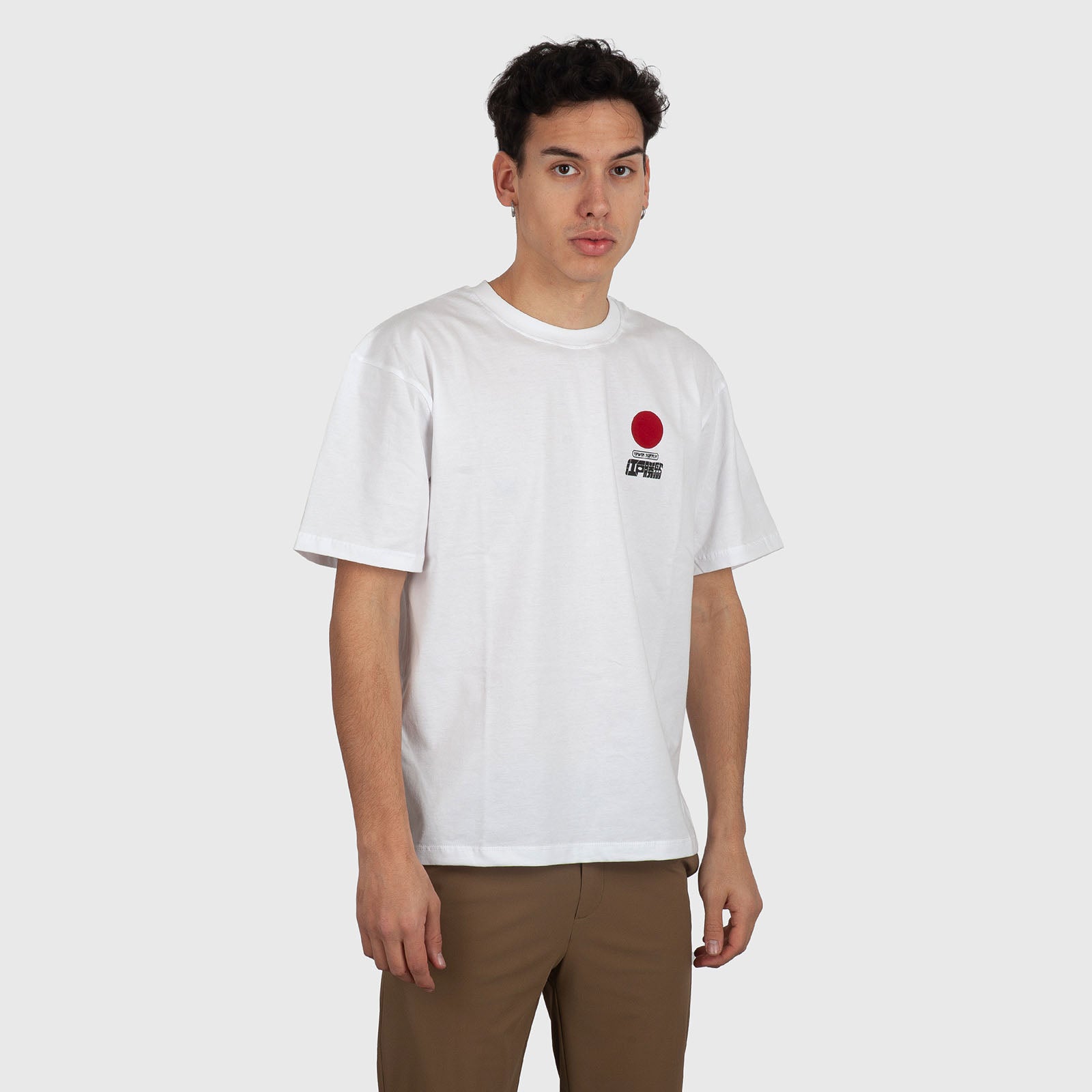 Edwin T-shirt Sun On Bianco Uomo - 8