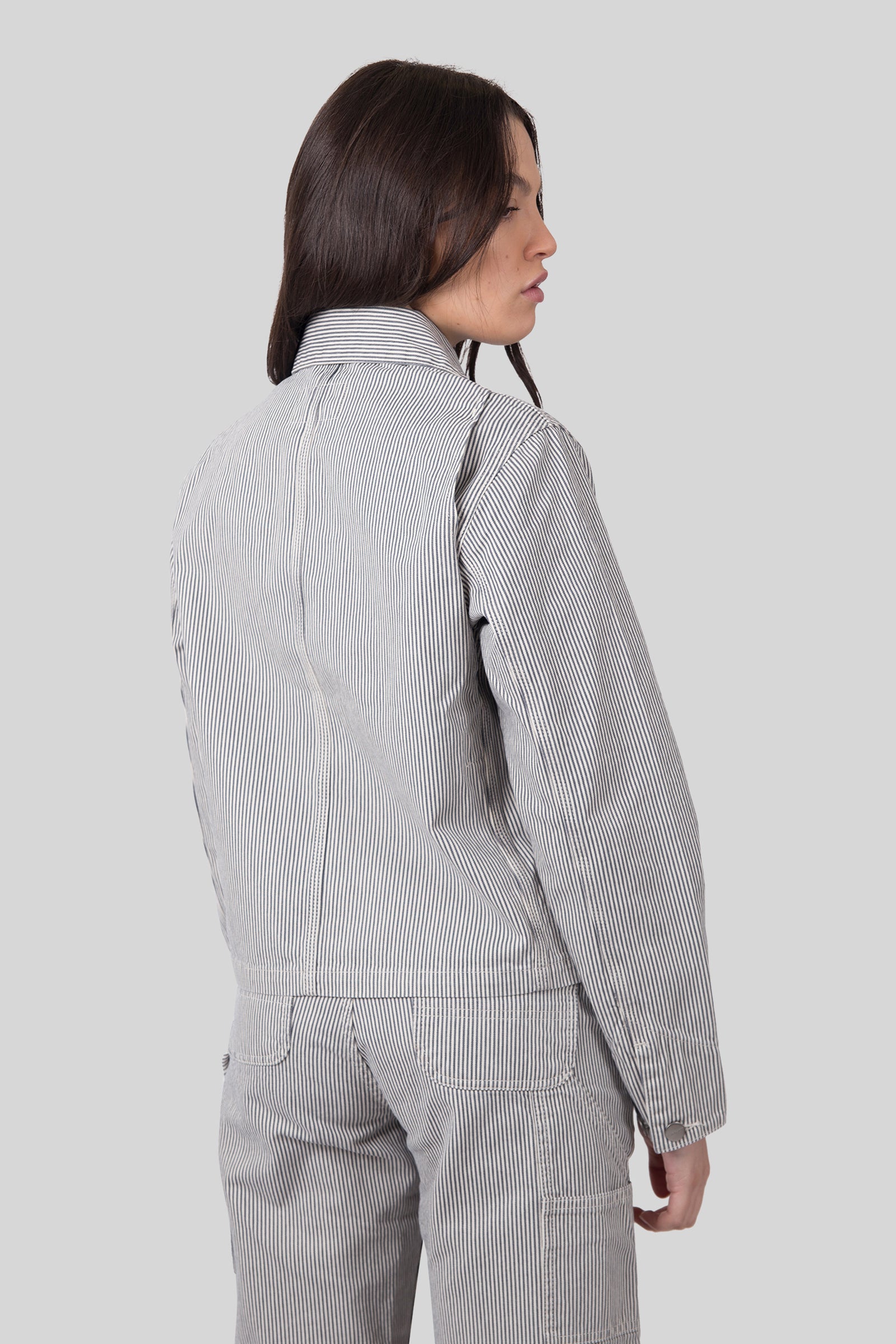 Carhartt Wip W' Mercer Chore Coat Bianco/grigio Donna - 3